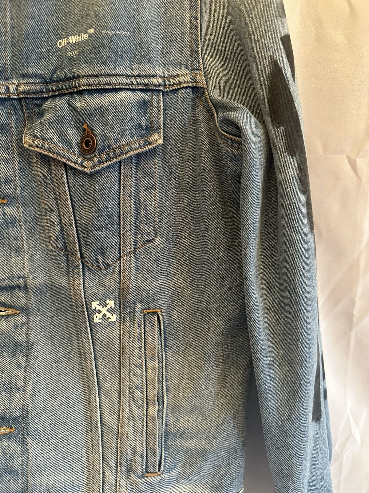 Off-White Off-White Denim Jacket Size US L / EU 52-54 / 3 - 3 Thumbnail