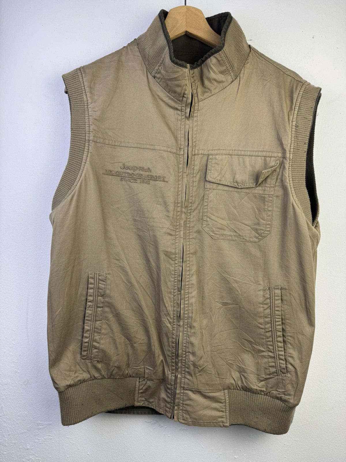 Jeep Jeep Rich men's multipocket outdoor vest jacket Reversable Size US M / EU 48-50 / 2 - 8 Thumbnail