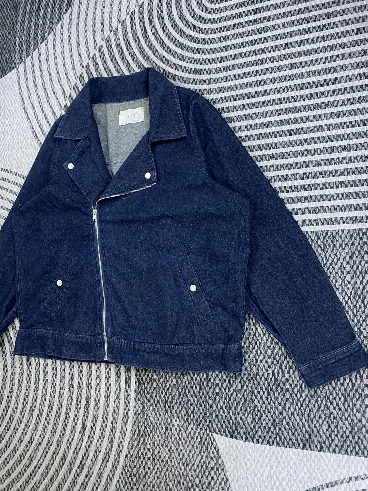 Japanese Brand Vintage N’or Label Double Collar Denim Jacket Size US L / EU 52-54 / 3 - 5 Thumbnail