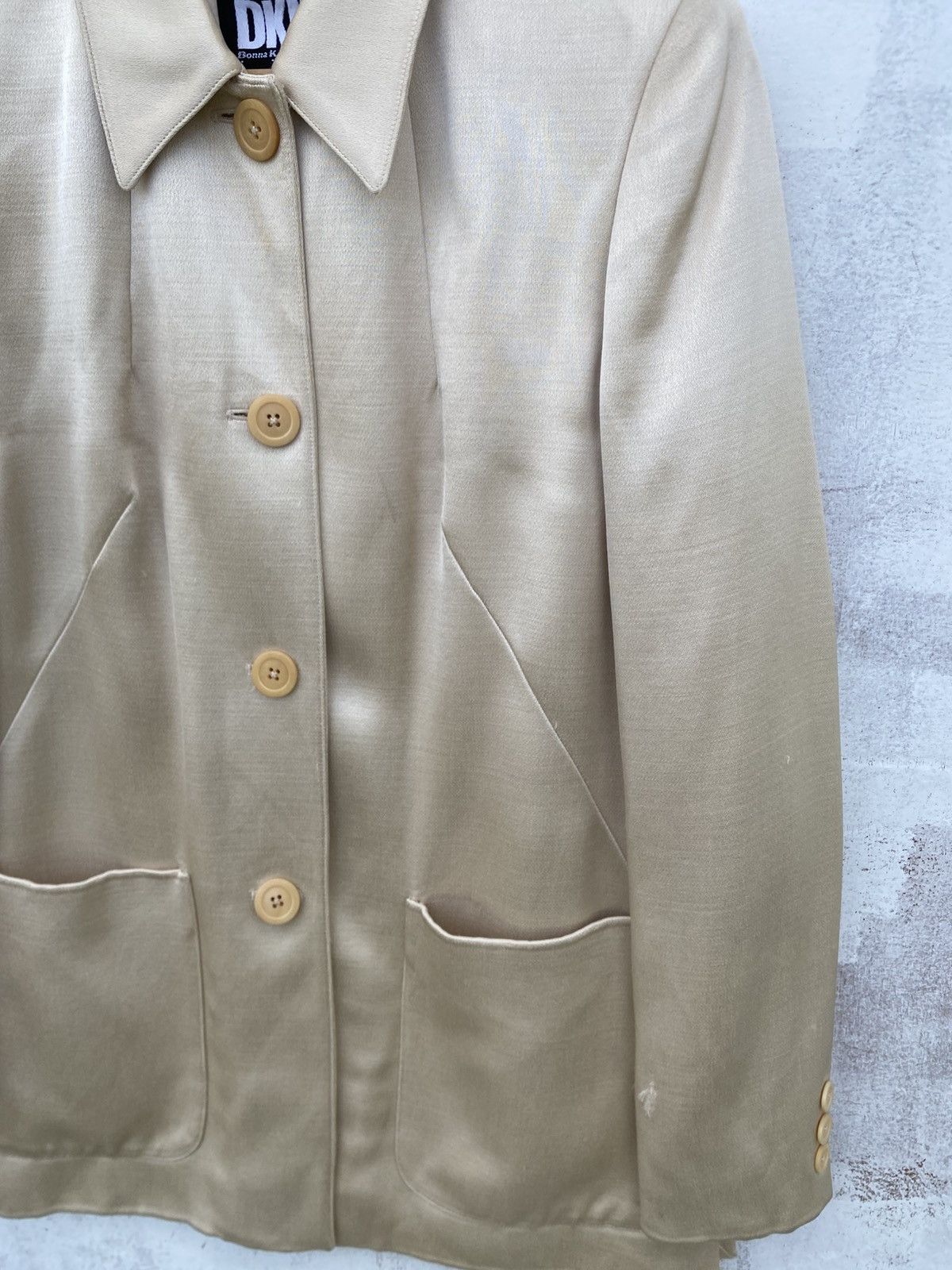 DKNY DKNY Donna Karan Wool Rayon Tailored Jacket Size S / US 4 / IT 40 - 6 Thumbnail