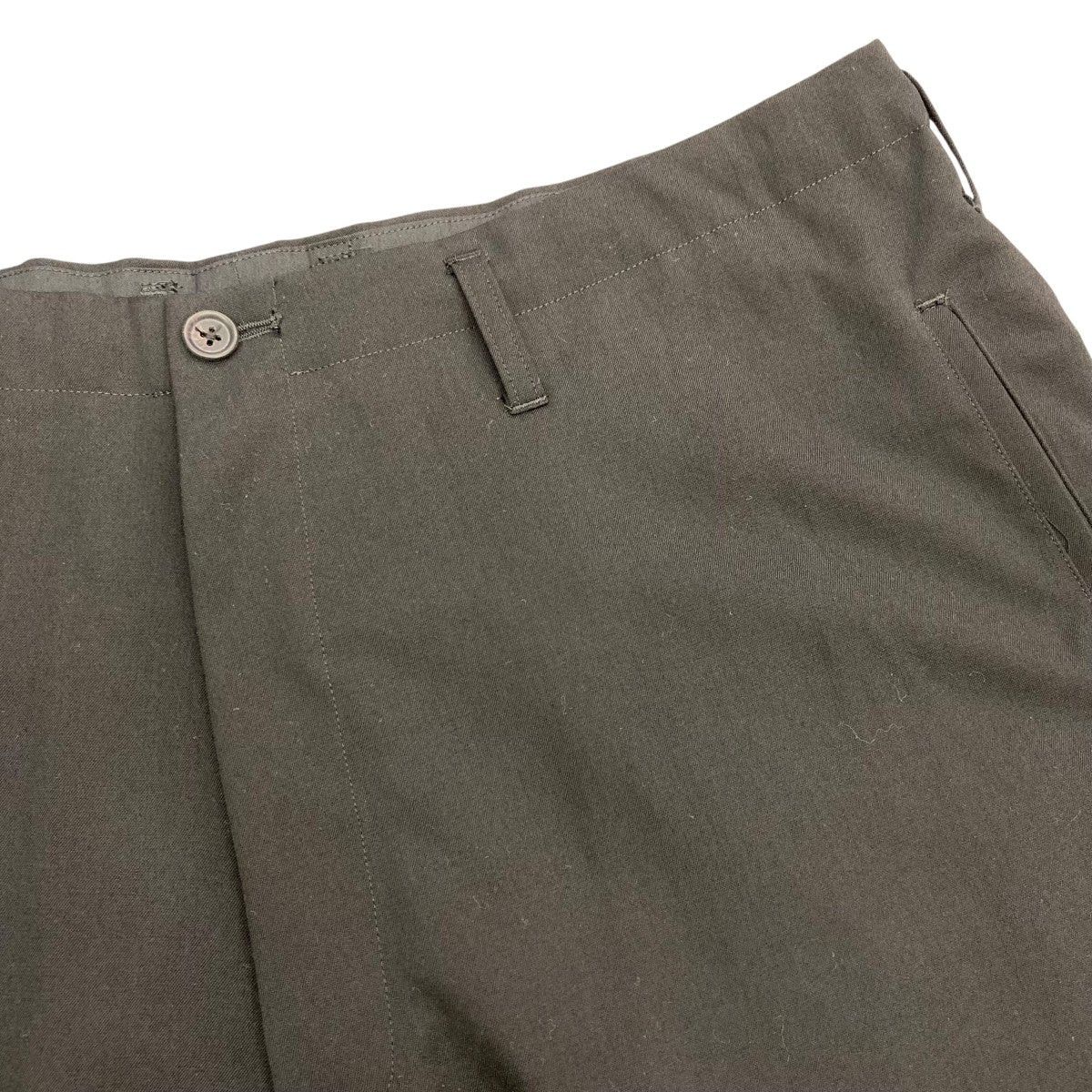 Yohji Yamamoto Yohji Yamamoto pour homme/ WOOL GABARDINE SIDE TUCK PANTS Size US 41 - 3 Thumbnail
