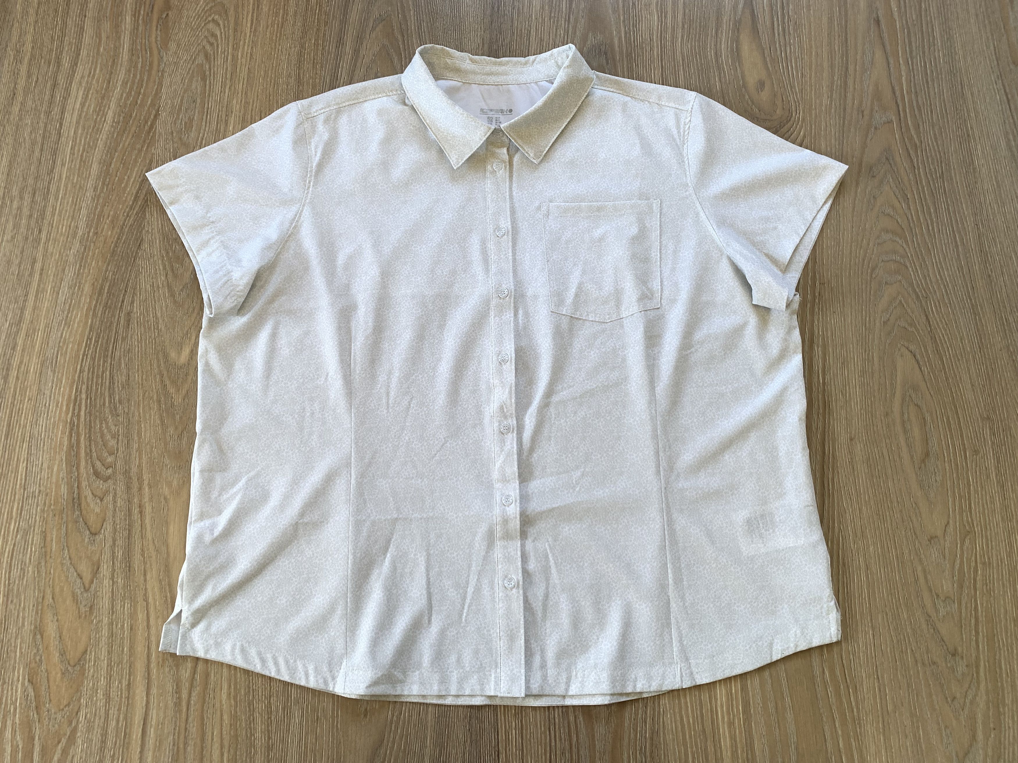 Other Icepeak Womens Beige Pocket Treking Short Sleeve Shirt Size XL / US 12-14 / IT 48-50 - 2 Thumbnail