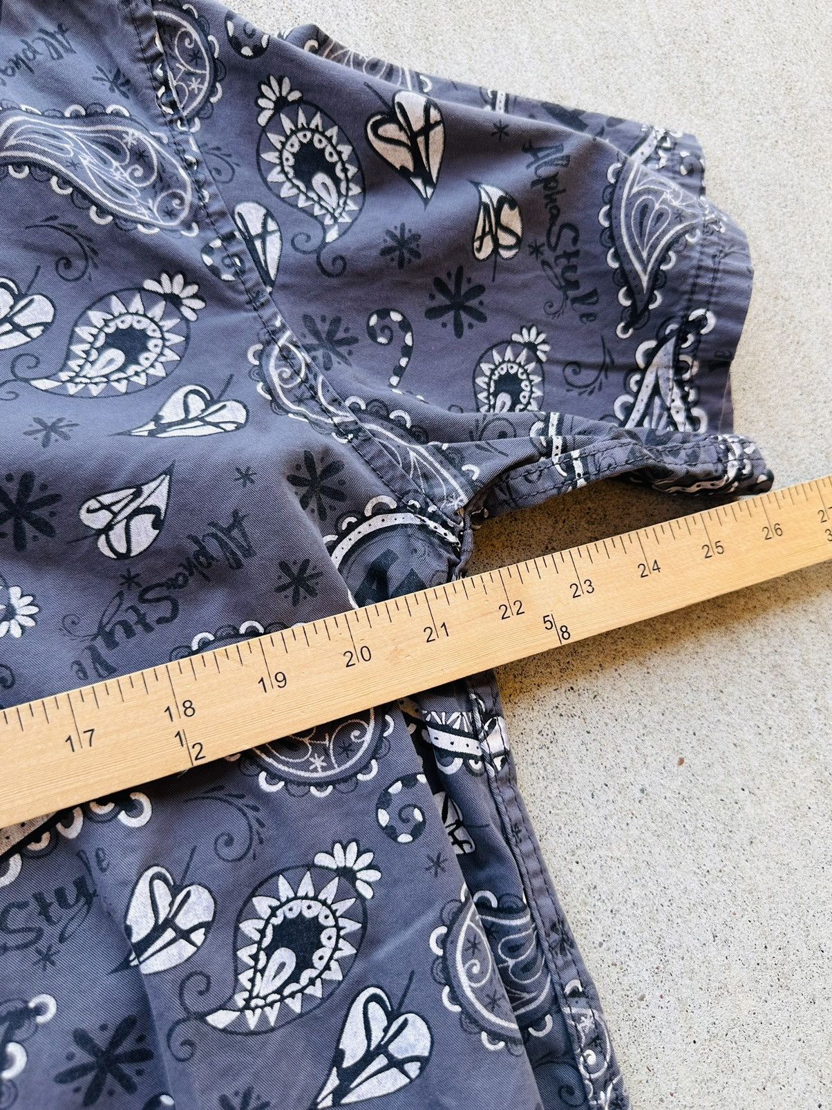 AlphaStyle Alphastyle Hawaiian Shirt Men Size Small Oversized Paisley Size US S / EU 44-46 / 1 - 6 Thumbnail