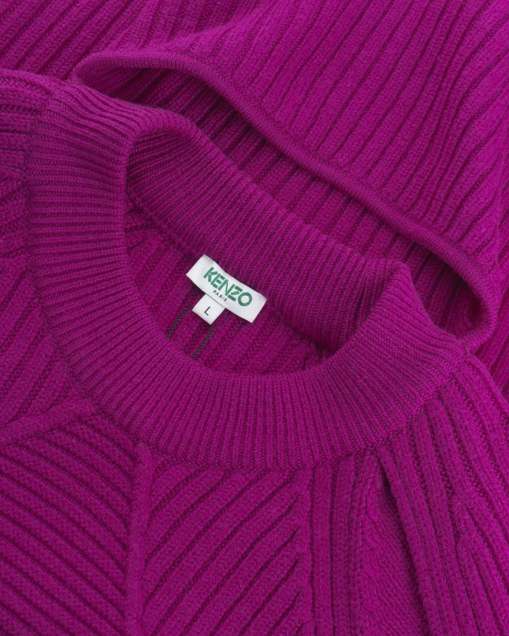 Kenzo KENZO / Wool Sweater with Transforming Collar Size L / US 10 / IT 46 - 5 Thumbnail