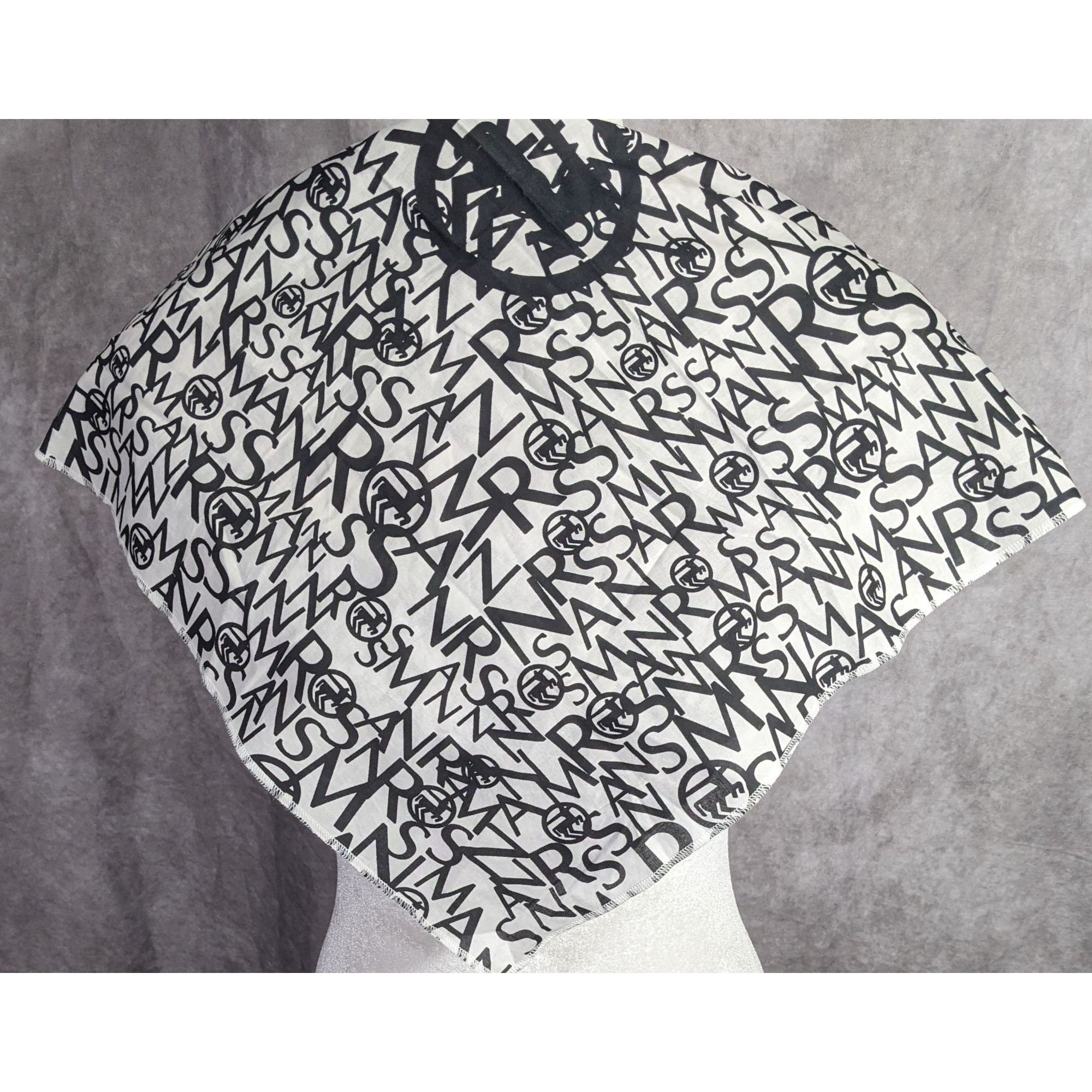 Other Rossmann Black & White Logo Patterned Square Scarf Size ONE SIZE - 3 Thumbnail