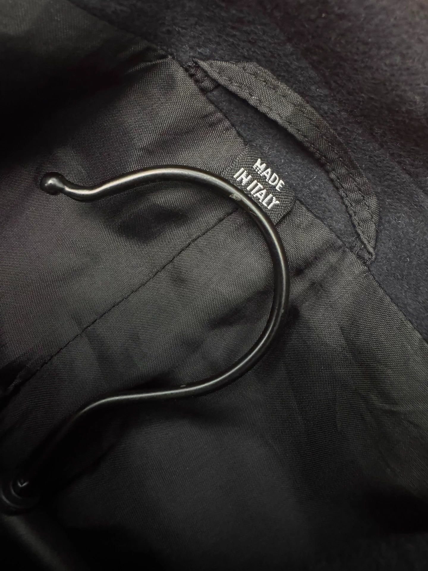 Helmut Lang Helmut Lang 2003 Chestfield Moleskin Black Coat 46 Size US S / EU 44-46 / 1 - 7 Thumbnail