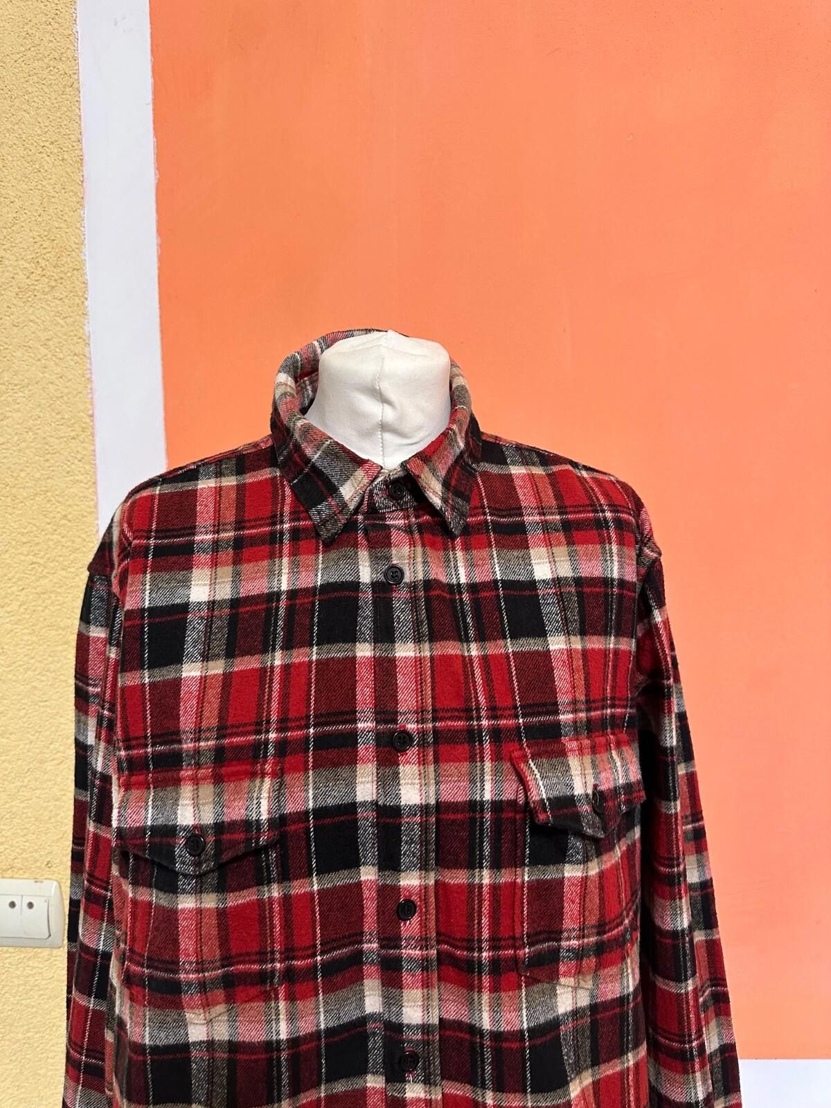 Saint Laurent Paris Saint Laurent Paris SS16 Surf Sound Bleached Raw Hem Flanel Size L / US 10 / IT 46 - 2 Thumbnail