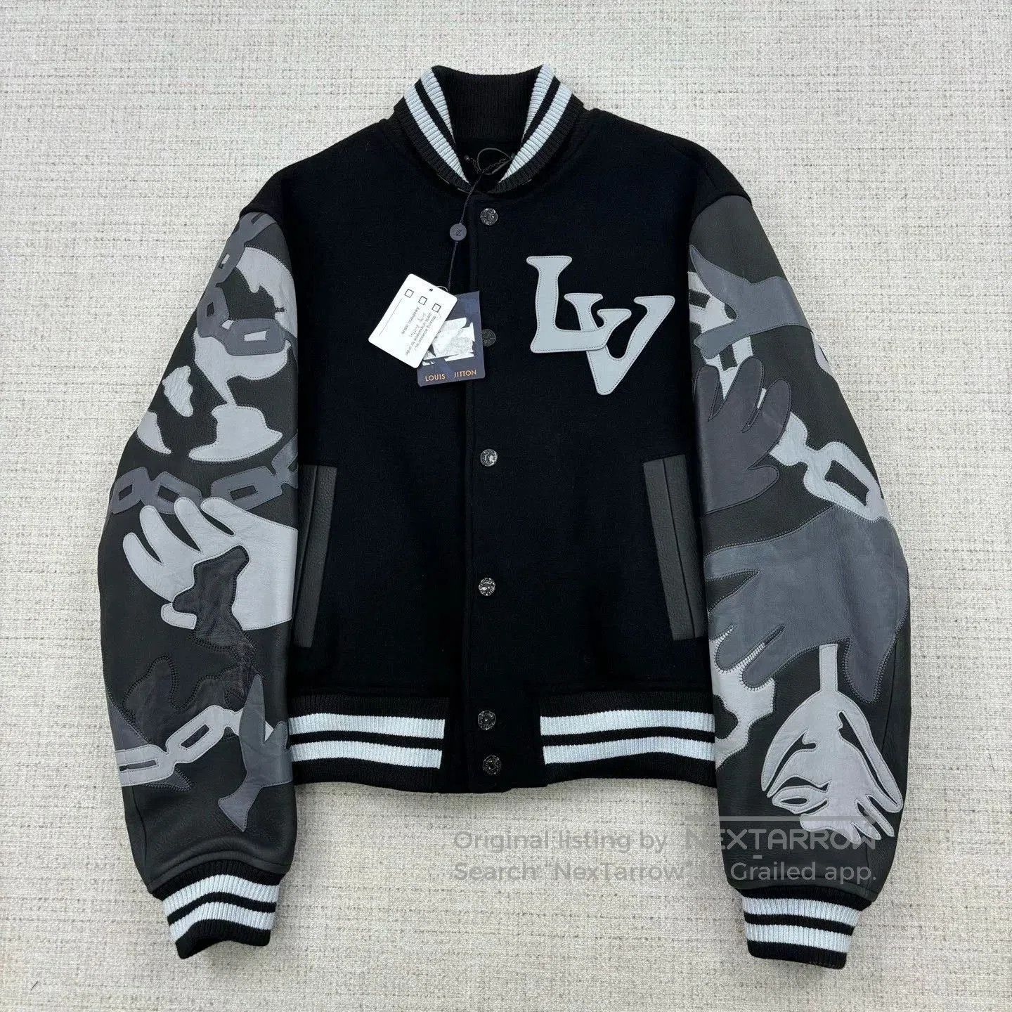 Louis Vuitton Louis Vuitton Camo Chain Baseball Jacket. Size US L / EU 52-54 / 3 - 1 Thumbnail