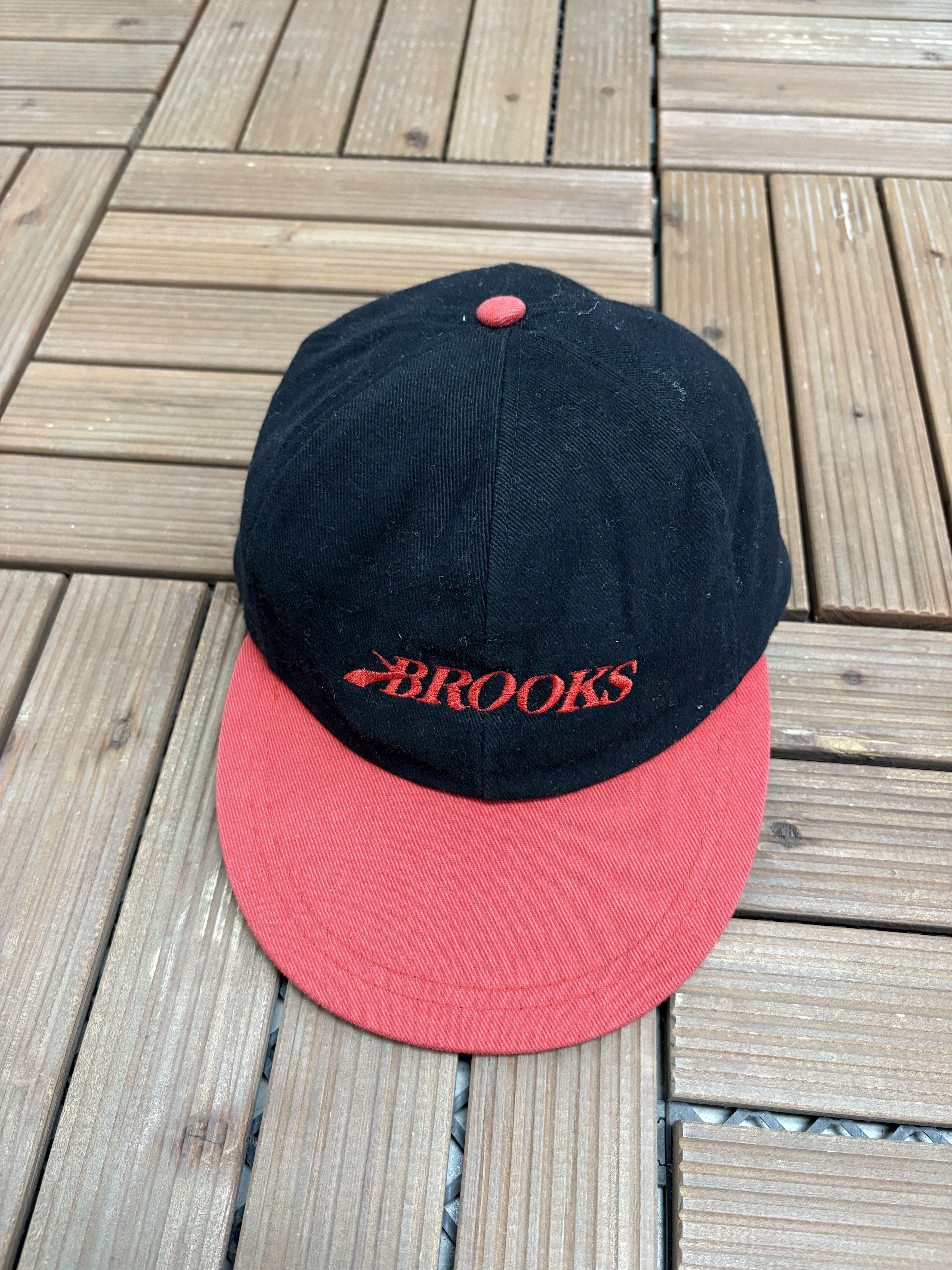 Brooks Brooks Embroidered Vintage Black Hat Cap Size ONE SIZE - 1 Thumbnail