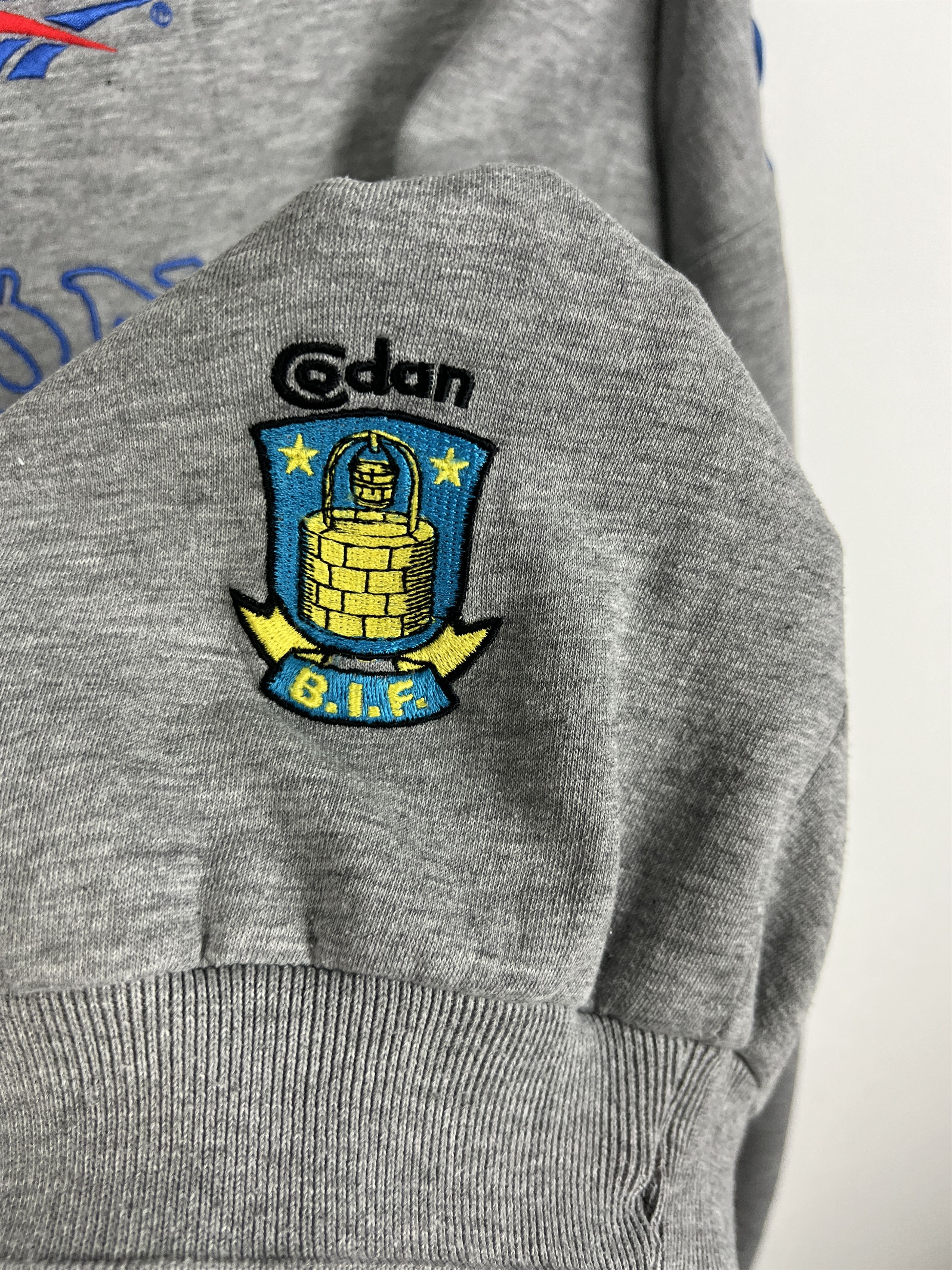 Reebok Vintage 90's Brondby Football Sweatshirt Soccer Track Top Size US XXL / EU 58 / 5 - 4 Thumbnail