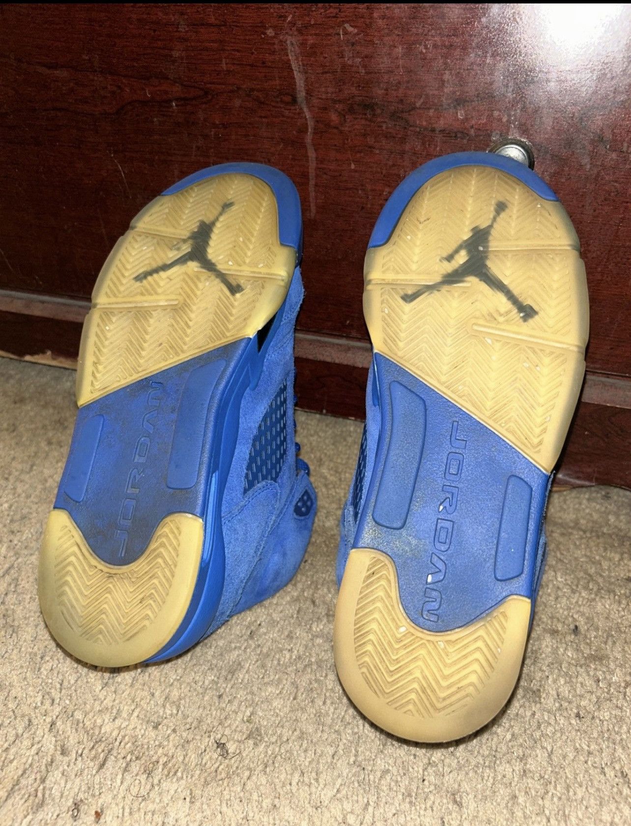 Jordan Brand Air Jordan 5 Blue Suede Size US 6.5 / EU 39-40 - 4 Thumbnail