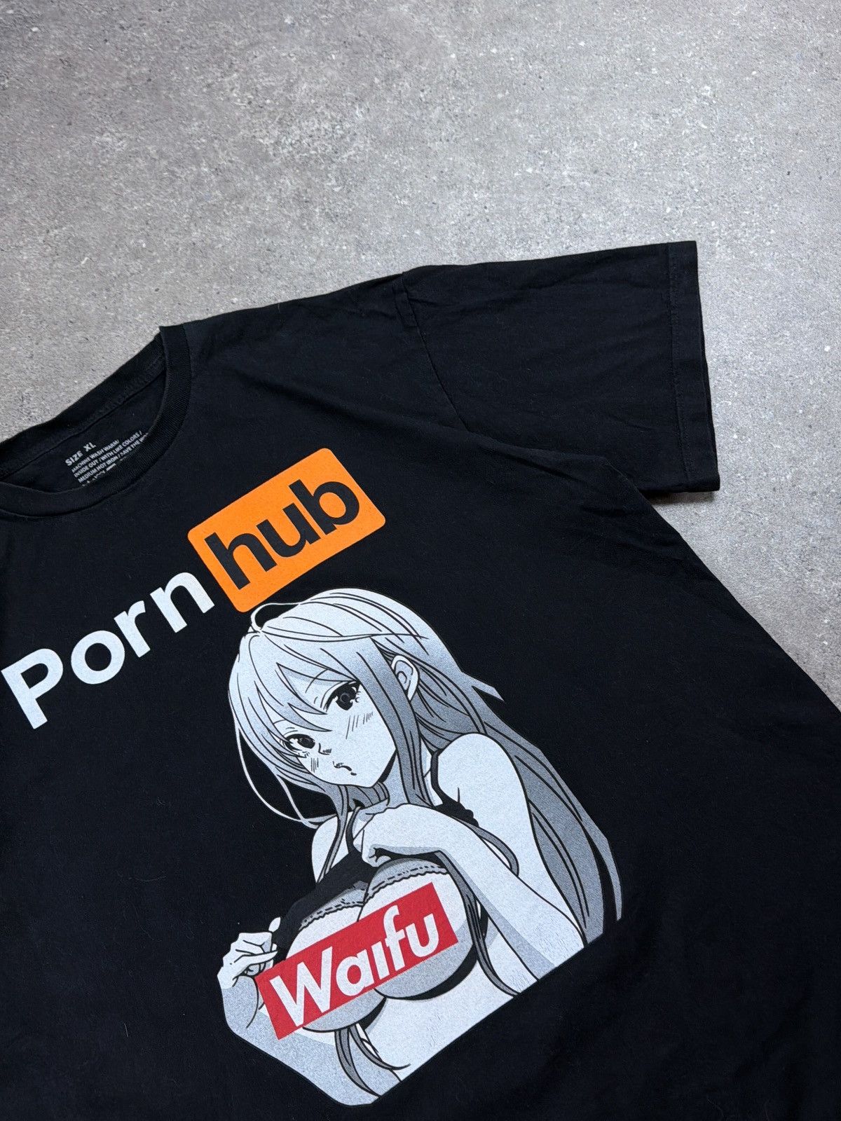 Sex Skateboards Pornhub t-shirt waifu anime tits boobs t-shirt sex y2k Size US M / EU 48-50 / 2 - 2 Thumbnail