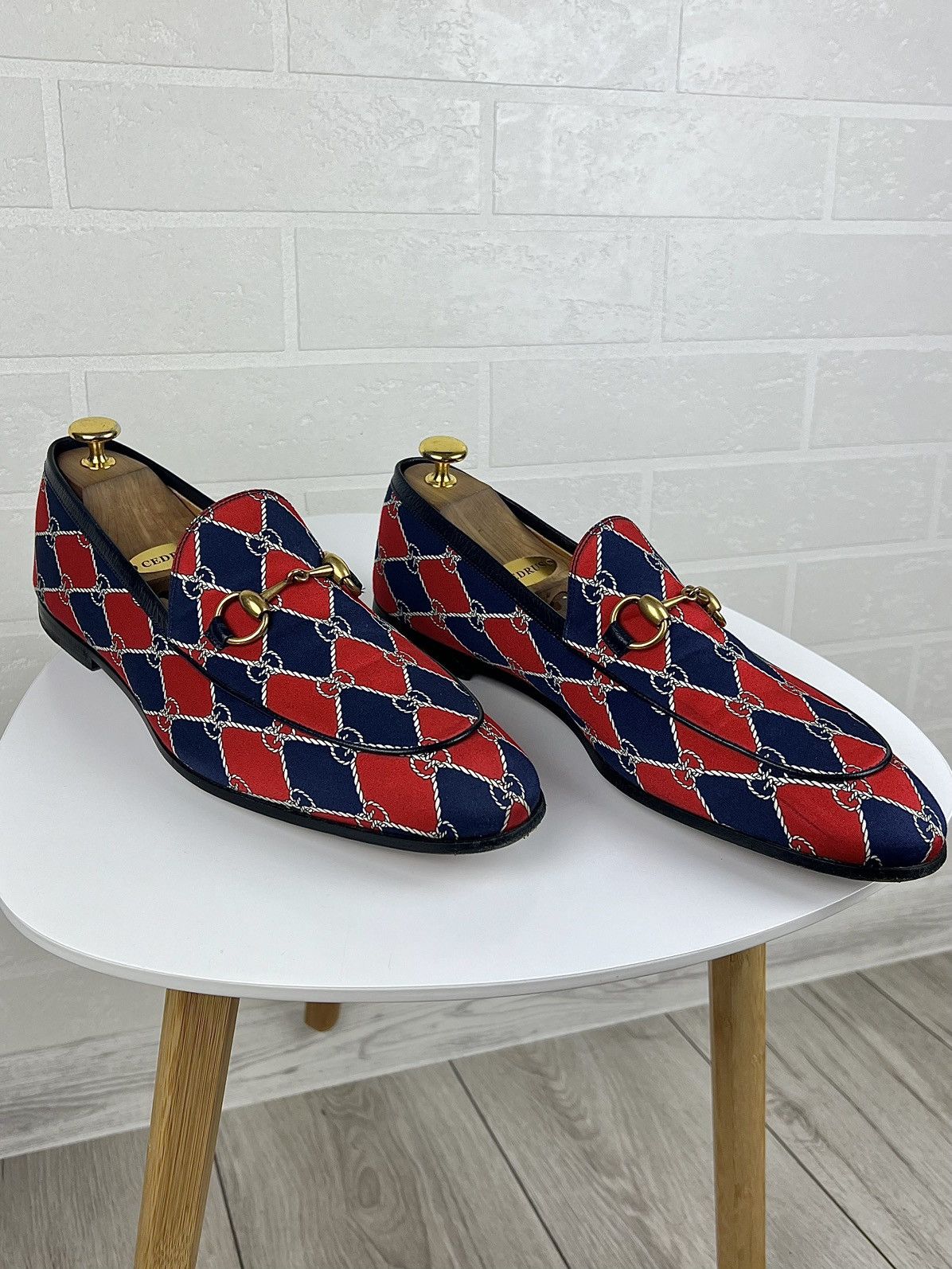 Gucci GUCCI Loafers Leather Shoes Jordaan Horsebit GG Monogram Size US 9 / EU 42 - 7 Thumbnail