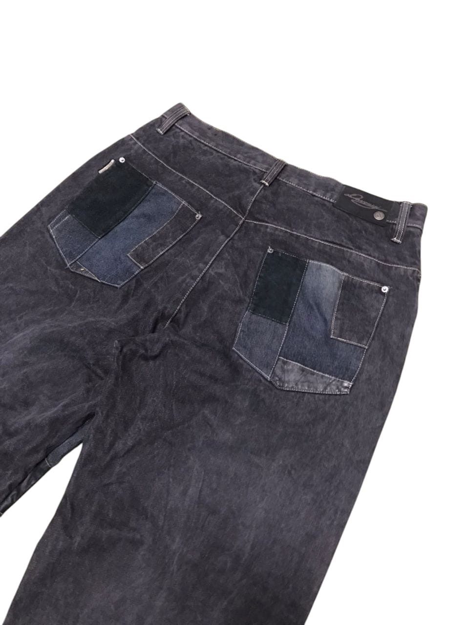Japanese Brand RARE🔥🔥 Mallgoth Davoucci Patchwork Skate Baggy Jeans Size US 38 / EU 54 - 12 Thumbnail