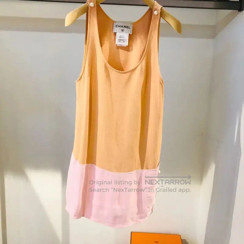 Chanel Chanel Color-Blocking Cotton Women's Top . Size S / US 4 / IT 40 - 1 Thumbnail