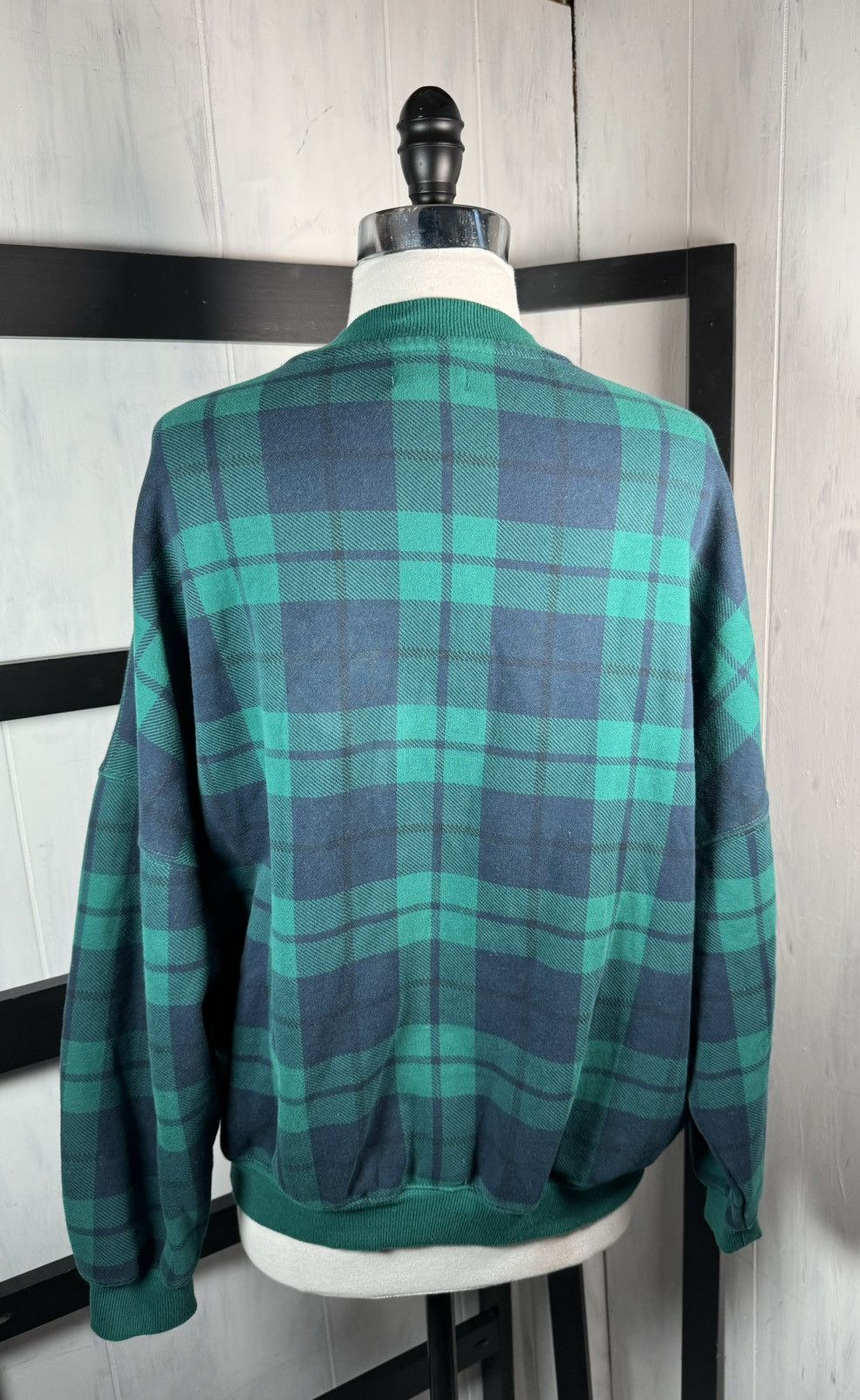 Playboy Blackwatch Plaid Tartan, Oversized, Size XS, SOLD OUT Size XS / US 0-2 / IT 36-38 - 3 Thumbnail