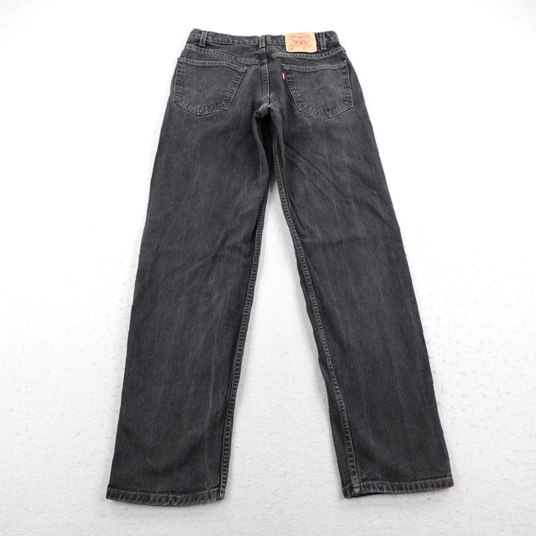 Levi's VINTAGE Levi's 550 Jeans Mens 33 Inseam 33 Gray Charcoal Wash Denim Tapered Relaxed Fit 2000s 90s Y2K Clothing Size US 33 - 4 Thumbnail