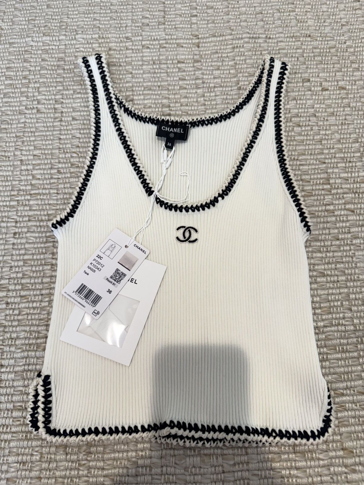 Chanel Chanel 22C crop top szie 36 Size XS / US 0-2 / IT 36-38 - 1 Thumbnail