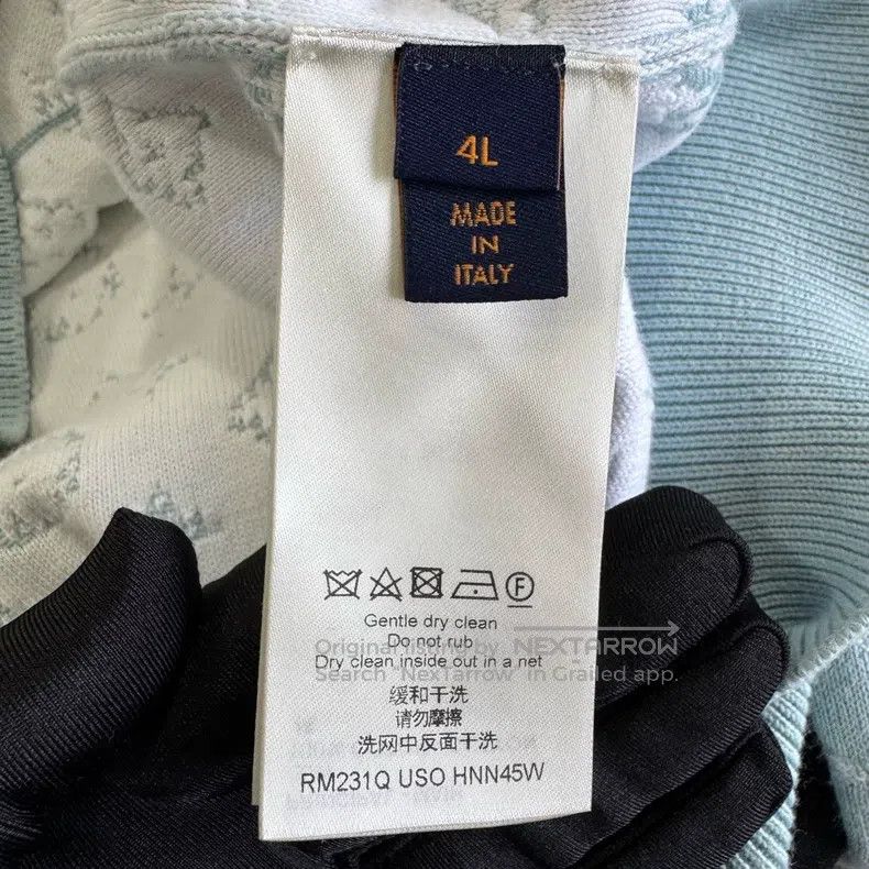 Louis Vuitton Louis Vuitton size 4l Ice Blue Gradient Print Knit Sweatshi Size US M / EU 48-50 / 2 - 4 Thumbnail