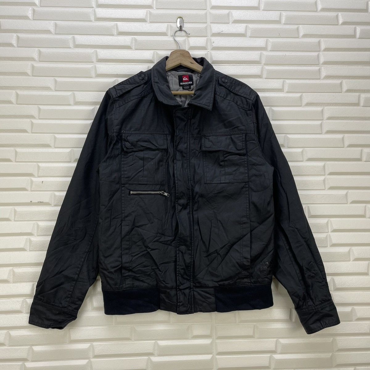 Quicksilver × Vintage Awesome Vintage Quiksilver Quited Jacket Size US M / EU 48-50 / 2 - 2 Thumbnail