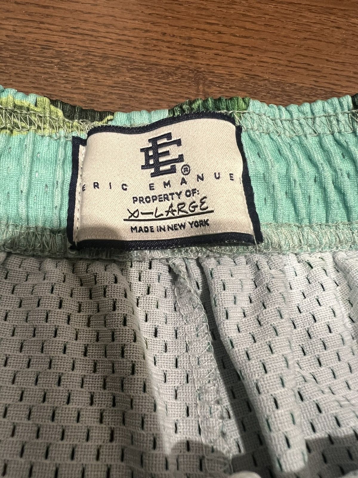 Eric Emanuel Miami Store Opening Teal Shorts 2022 Size US 36 / EU 52 - 4 Thumbnail