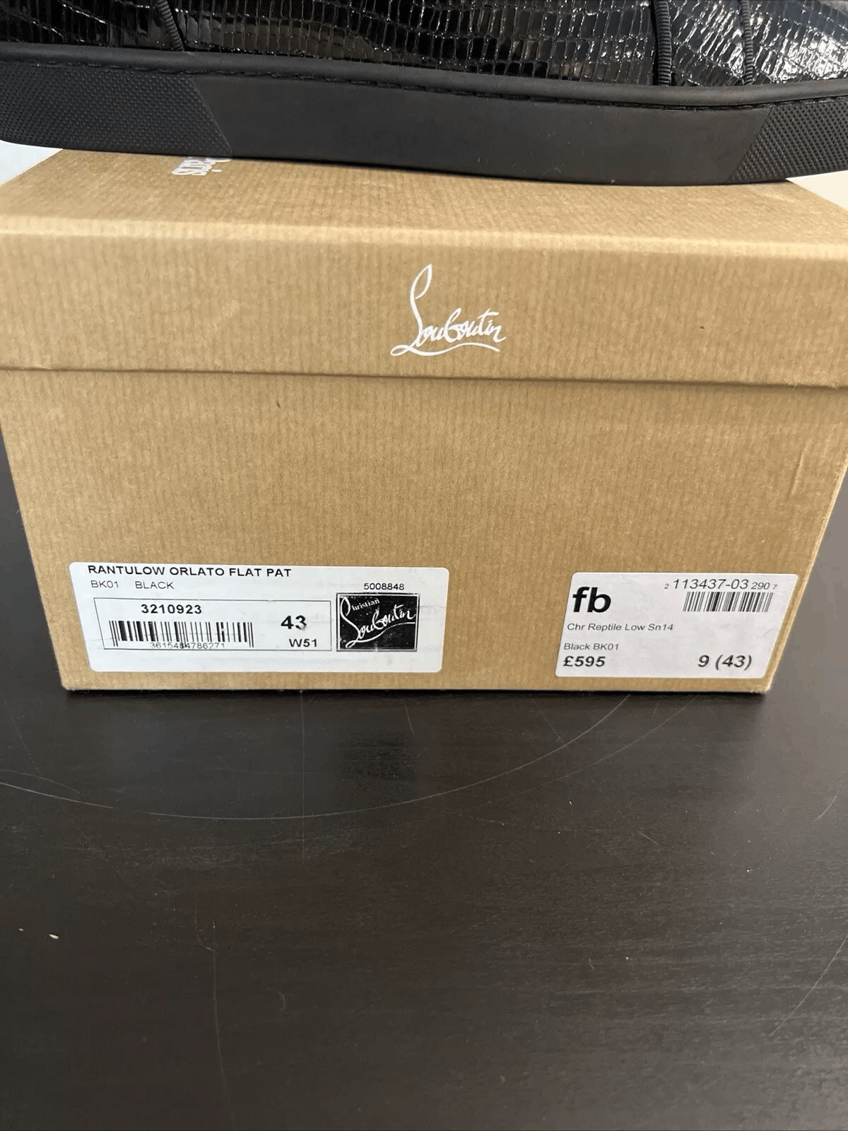Christian Louboutin Christian Louboutin Louis Junior Spikes Reptile Alligator Size US 10 / EU 43 - 5 Thumbnail