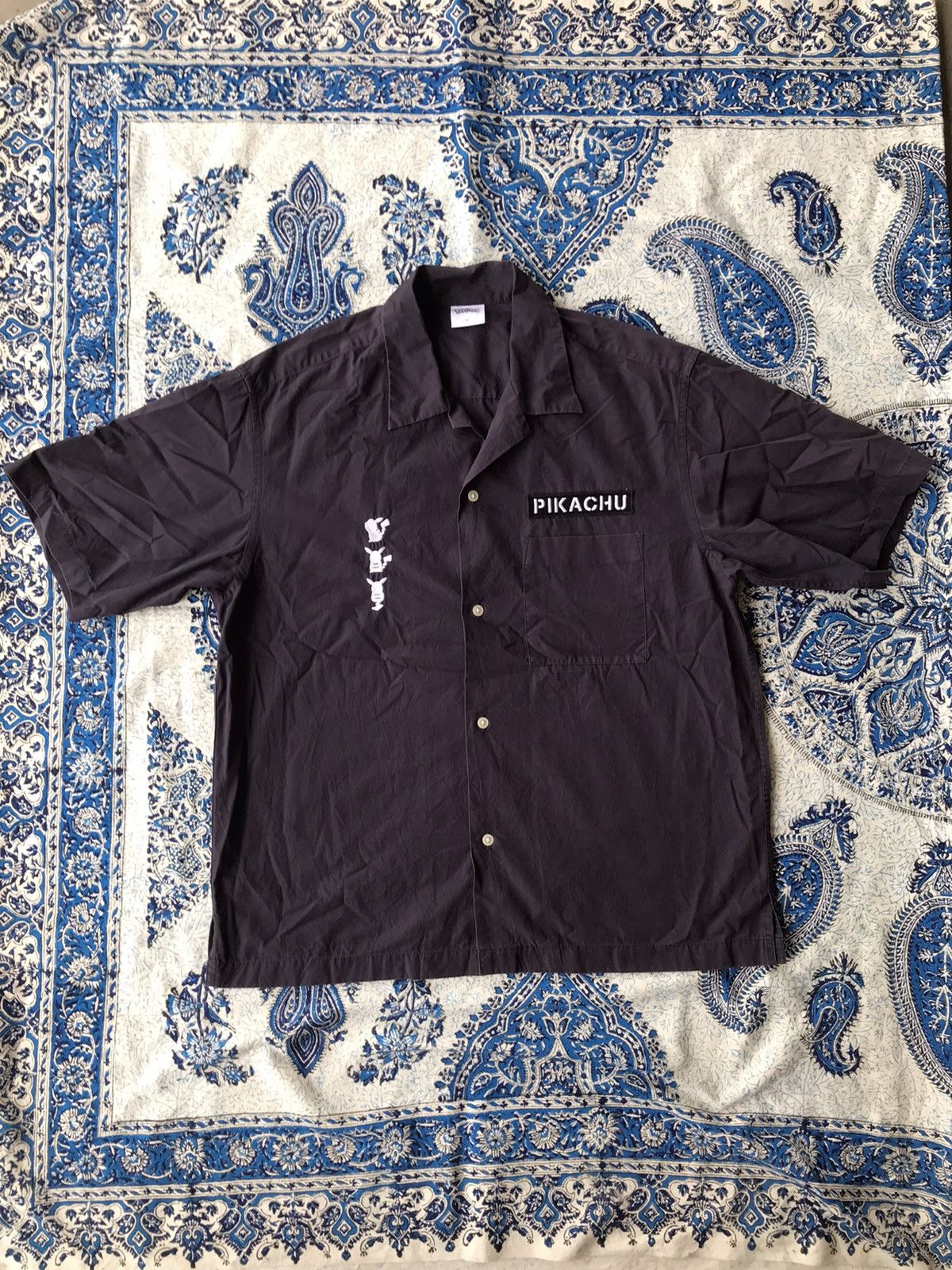 Anime × Japanese Brand × Pokemon Pokemon Pikachu Work Shirt #025 Size US M / EU 48-50 / 2 - 1 Thumbnail