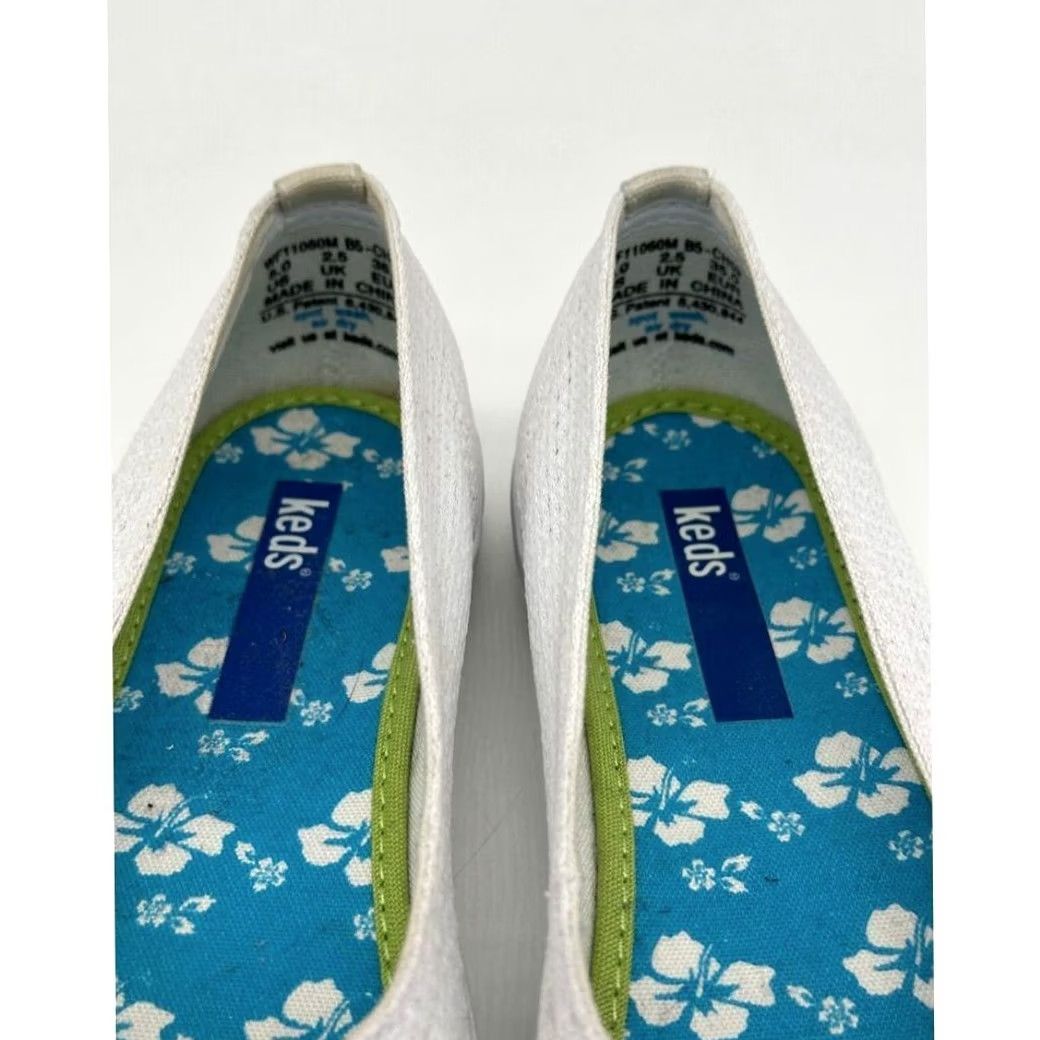 Keds Keds Shoes Womens 5 White Relaxed Fit Slip On Low Top Sneakers Flat Casual NEW Size S / US 4 / IT 40 - 6 Thumbnail