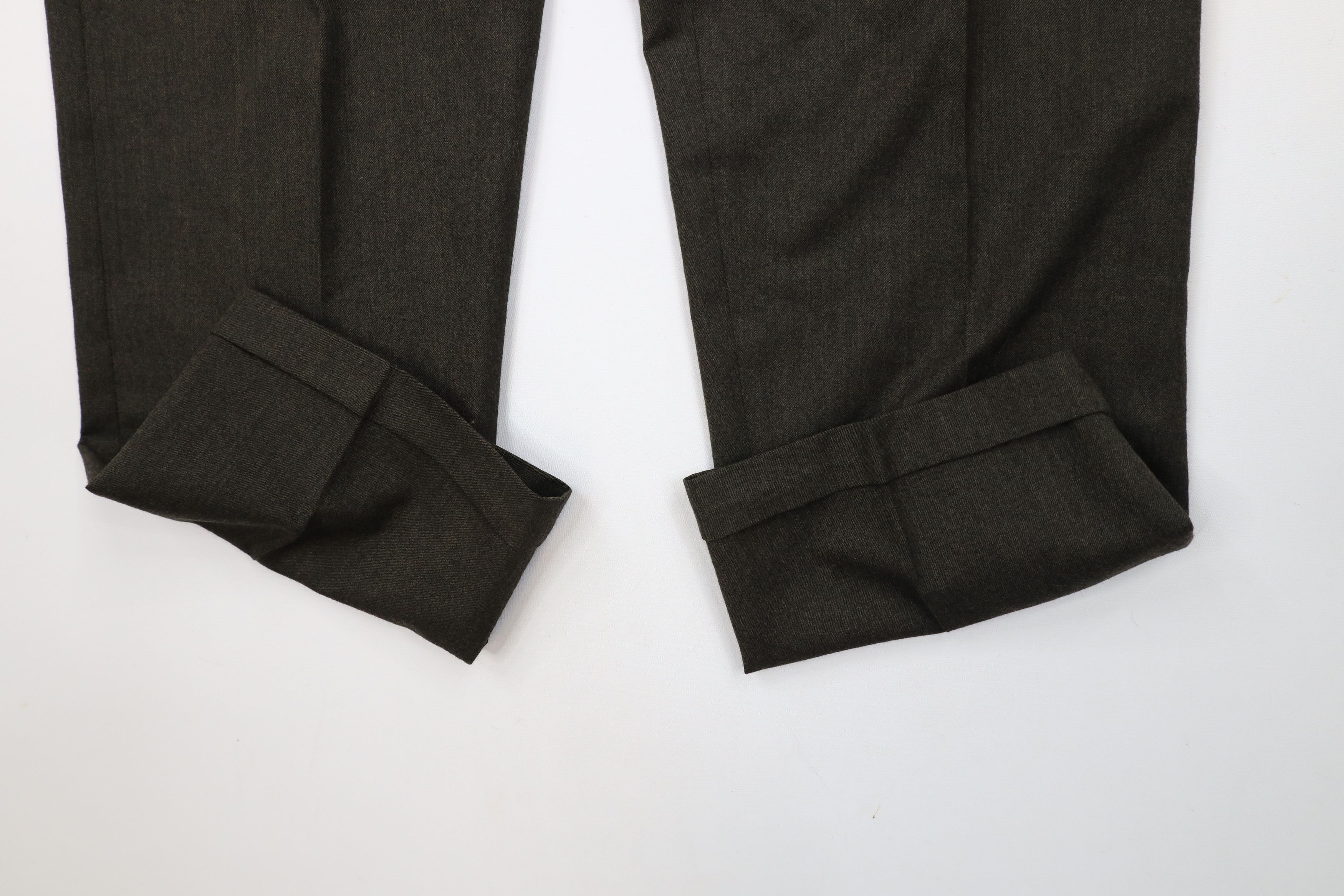 Vintage Vintage 90s Streetwear Wide Leg Chino Pants Trousers Green Size US 32 / EU 48 - 6 Thumbnail