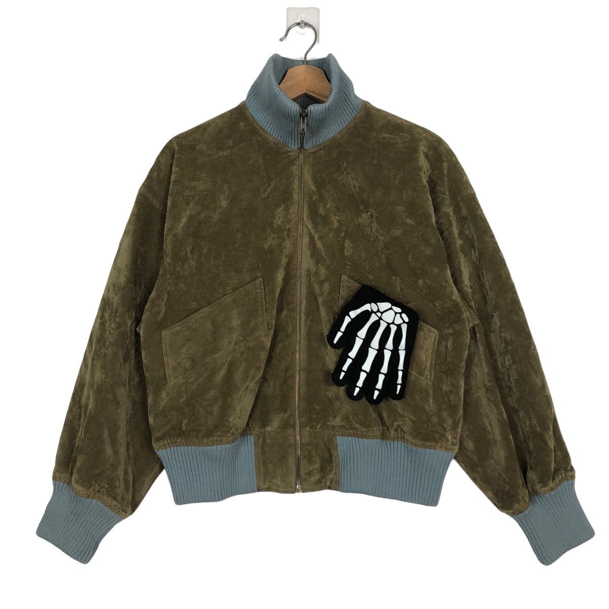 Japanese Brand 🔥90’s Velvet Bomber Jacket Design Stephan Janson Size US M / EU 48-50 / 2 - 2 Thumbnail