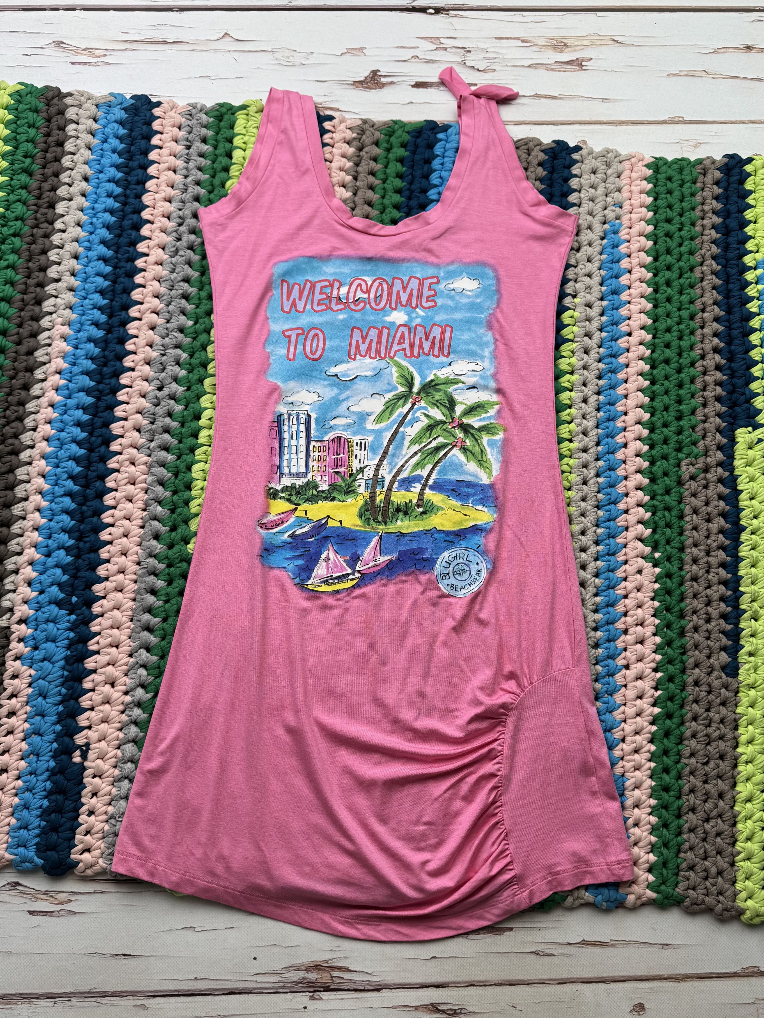 Blugirl Blumarine Vintage Dress (V255)(D10) in Pink, Women's (Size XS)