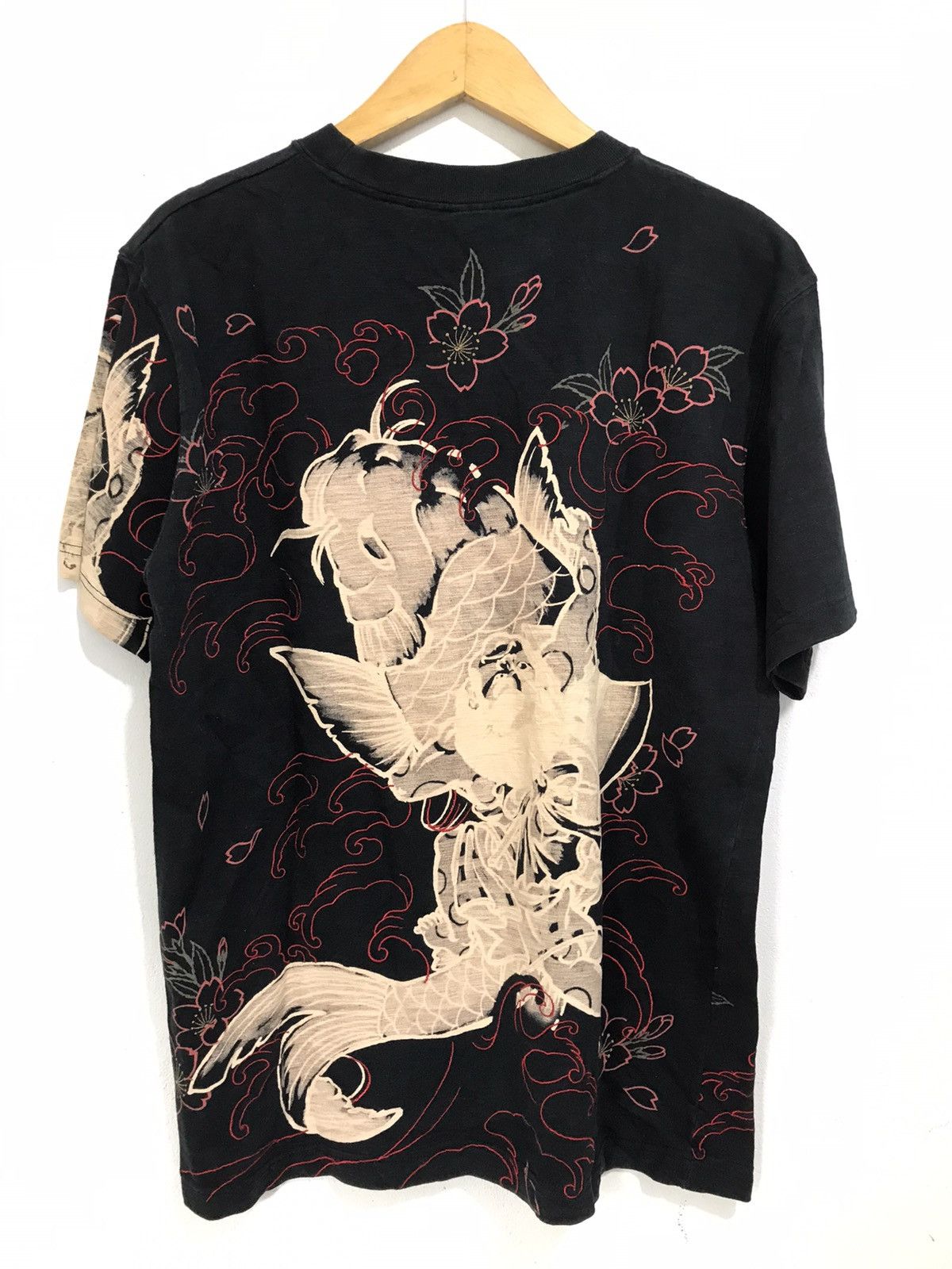 Hysteric Glamour Japanese Traditional Koi Fish Sukajan Tees Style Size US M / EU 48-50 / 2 - 5 Thumbnail
