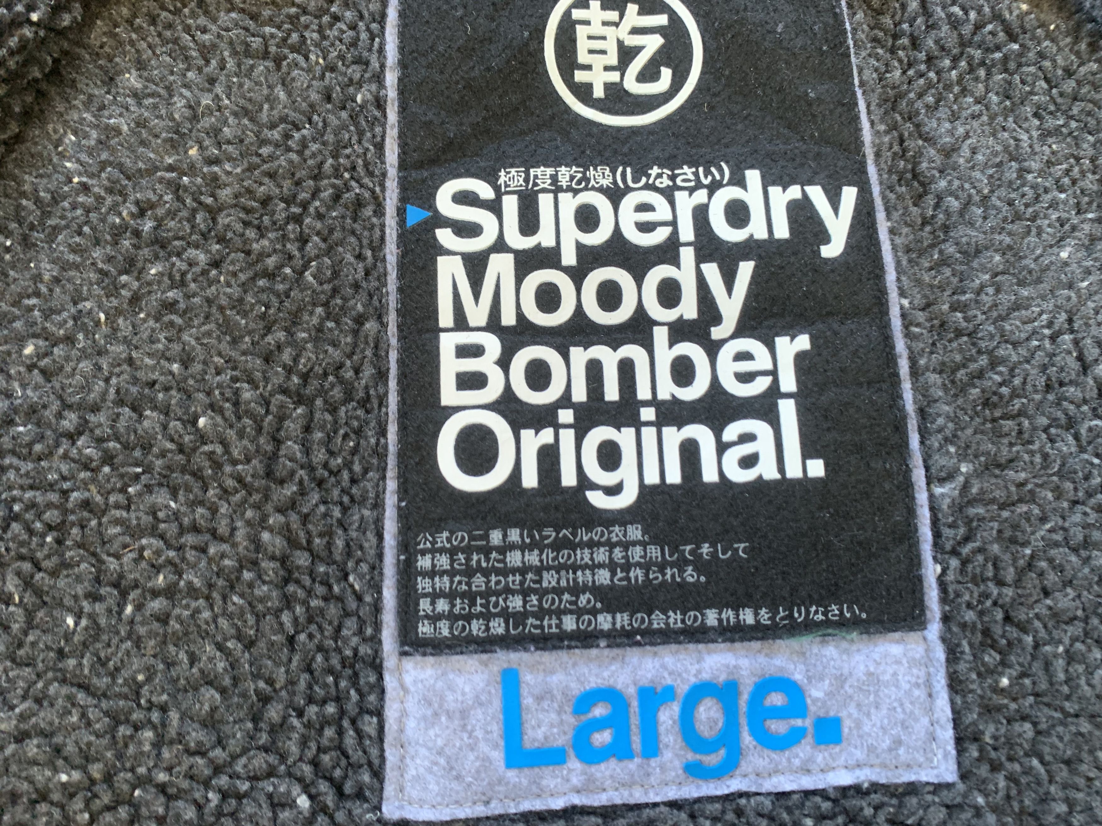 Superdry Superdry Original Moody Bomber Jacket Size US L / EU 52-54 / 3 - 8 Thumbnail