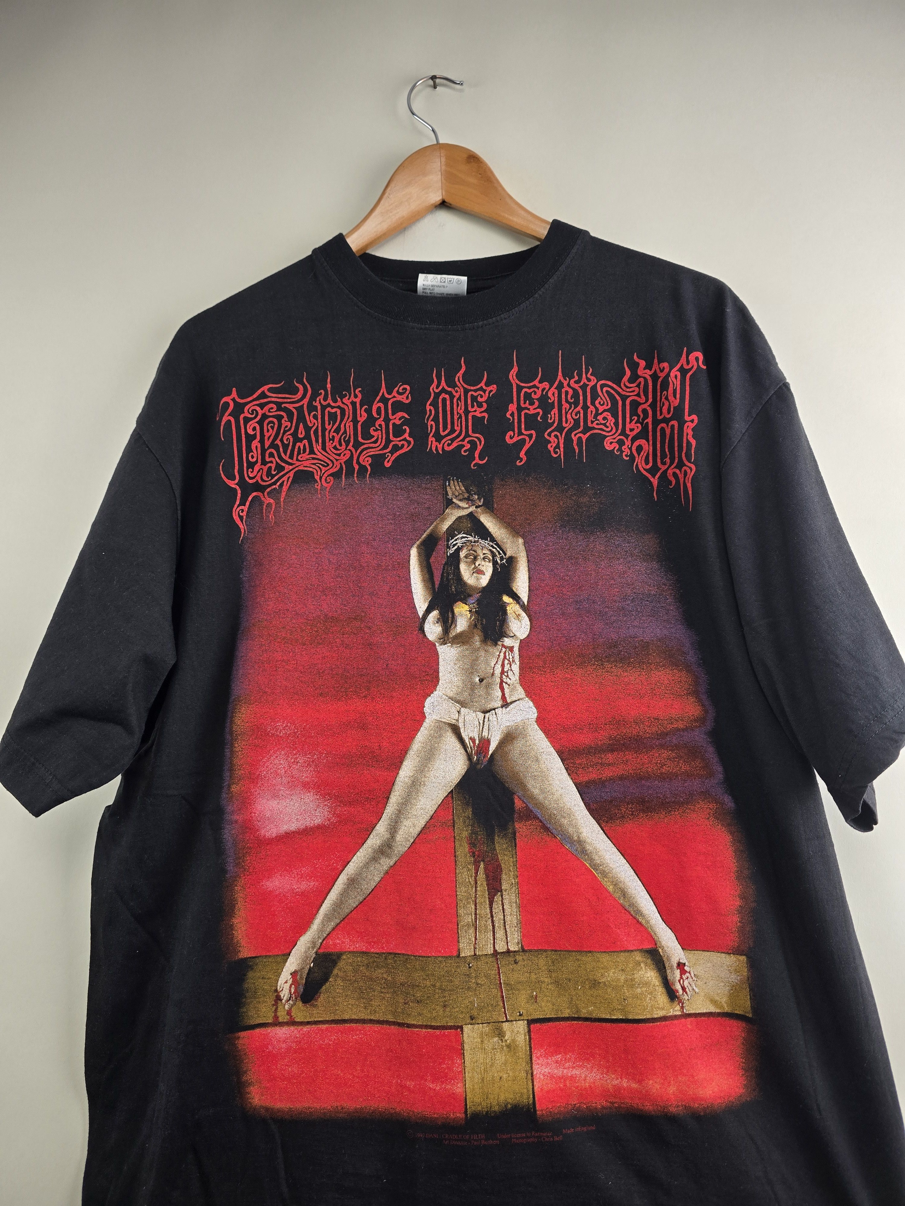 Band Tees × Vintage 1997 Cradle of Filth Desire me like satan XL 24" 31" Size US XL / EU 56 / 4 - 2 Thumbnail