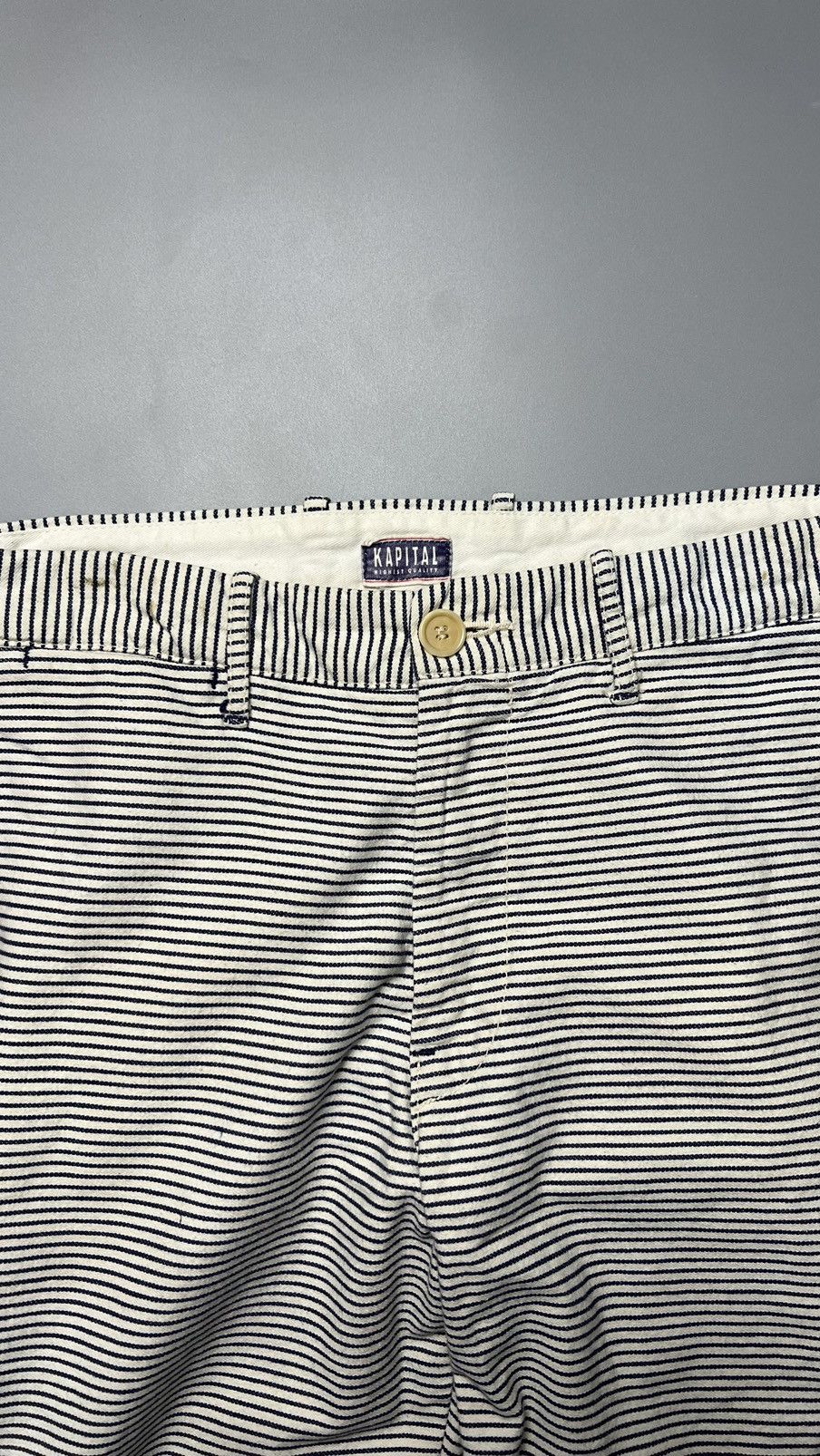 Kapital × Kapital Kountry 1990s Kapital Horizontal Stripe Flare Pants Size US 31 - 8 Thumbnail