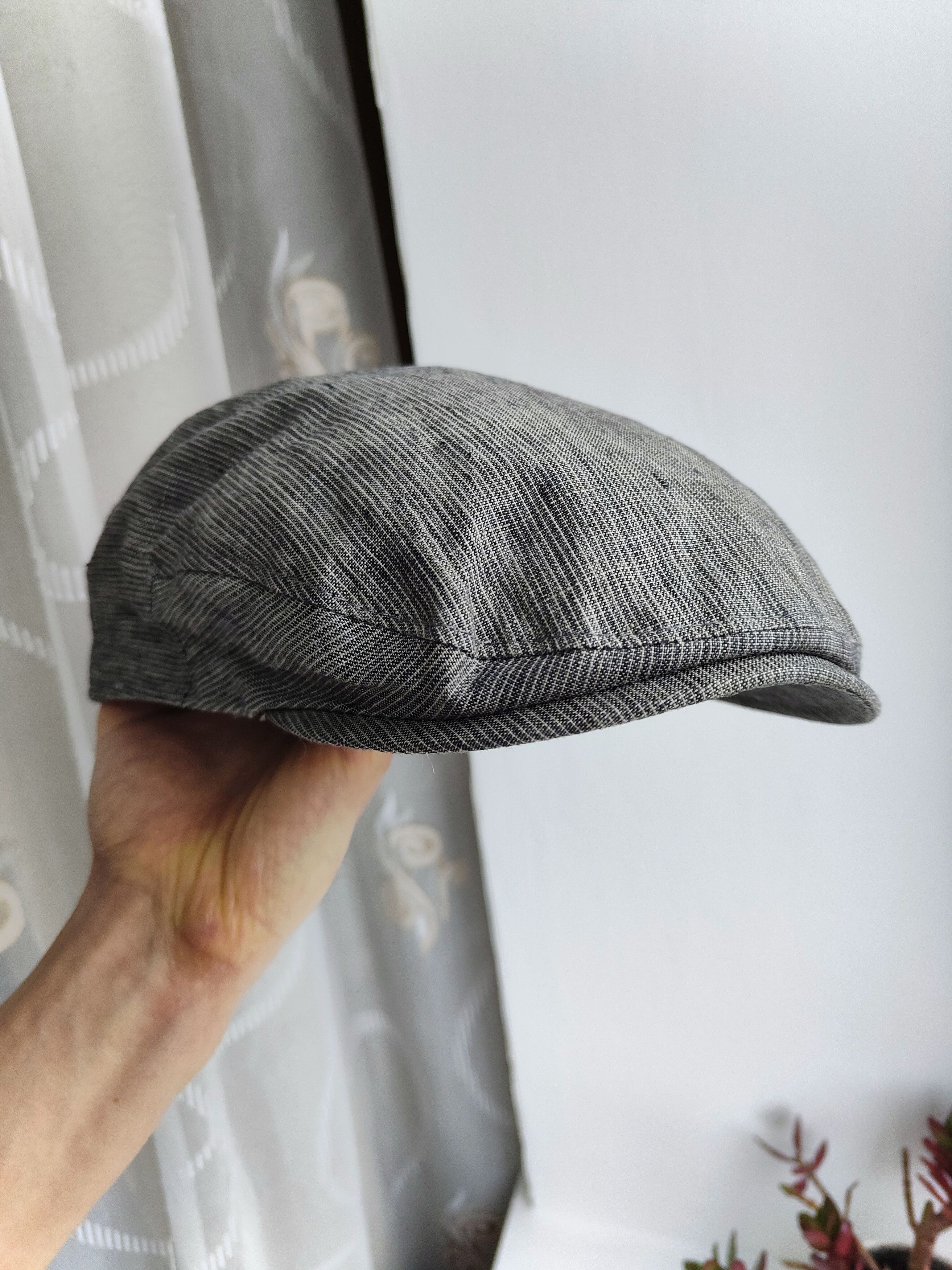 Bugatti Bugatti Linen Flat Cap Hat Summer Ivy Cap Peaky Blinders Size ONE SIZE - 4 Thumbnail