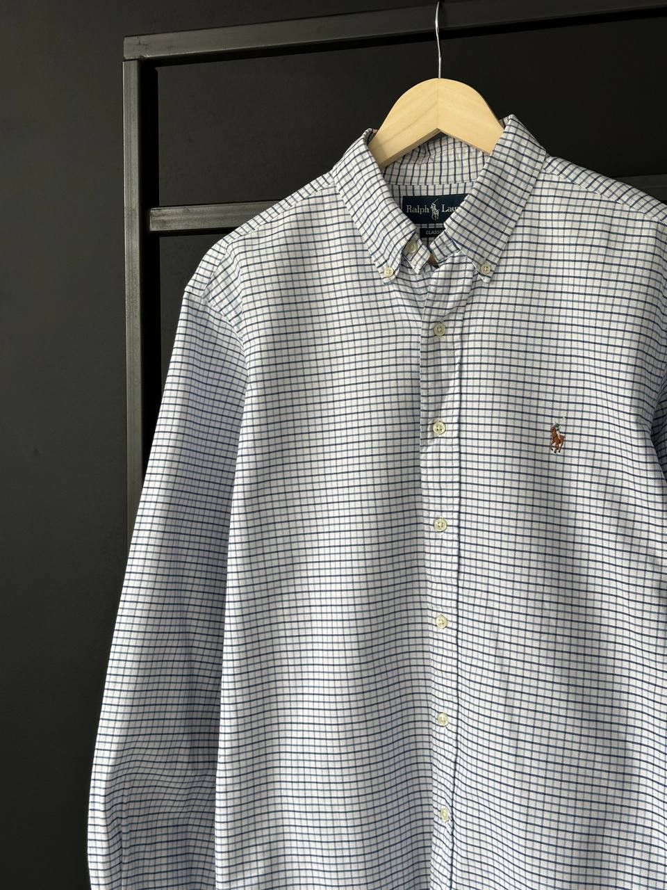 Designer × Polo Ralph Lauren × Ralph Lauren Polo Ralph Lauren Luxury Oxford Check SHIRT Size US XL / EU 56 / 4 - 1 Thumbnail