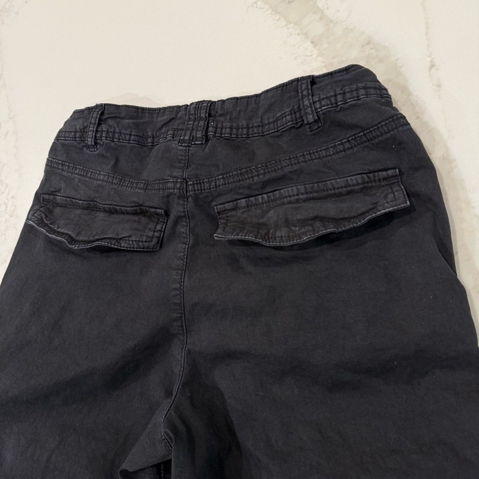 Garage Garage Remi Straight Cargo Pants Women’s 3 Black Size 26" / US 2 / IT 38 - 10 Thumbnail