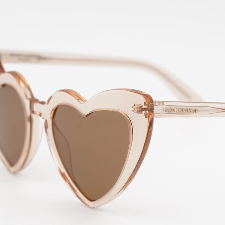 Saint Laurent Paris Saint Laurent SL181 LOU LOU 020 Sunglasses Nude Heart Frame Size ONE SIZE - 11 Thumbnail