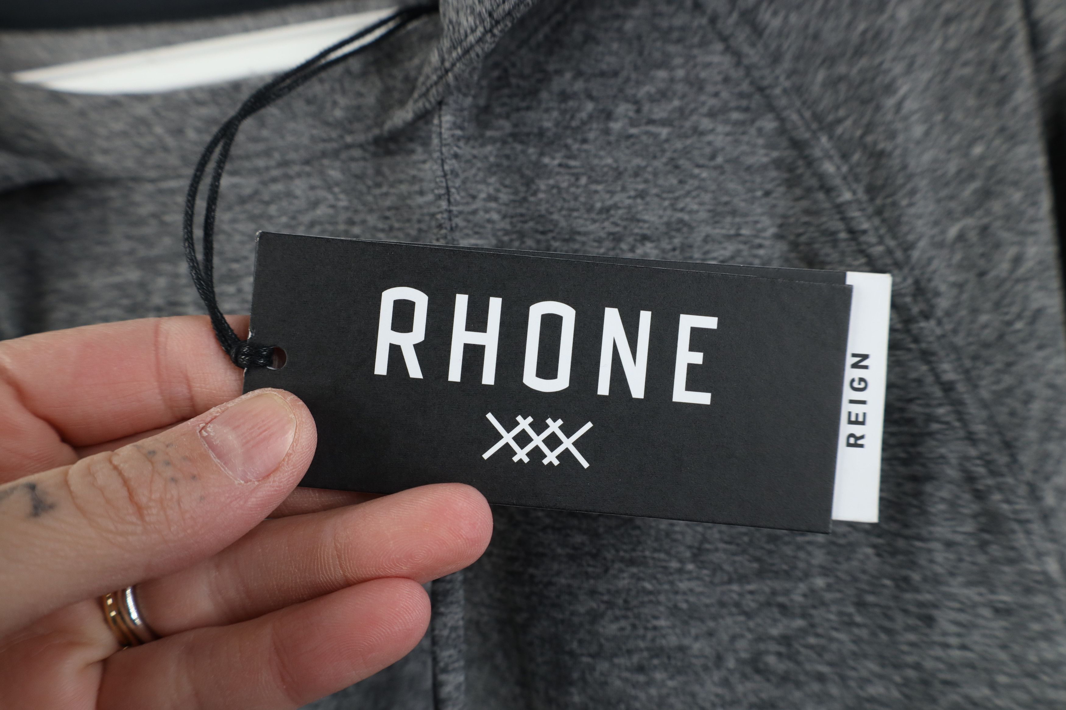 Rhone New Rhone Knit Lightweight Running Jogging Gym Hoodie Gray Size US S / EU 44-46 / 1 - 5 Thumbnail