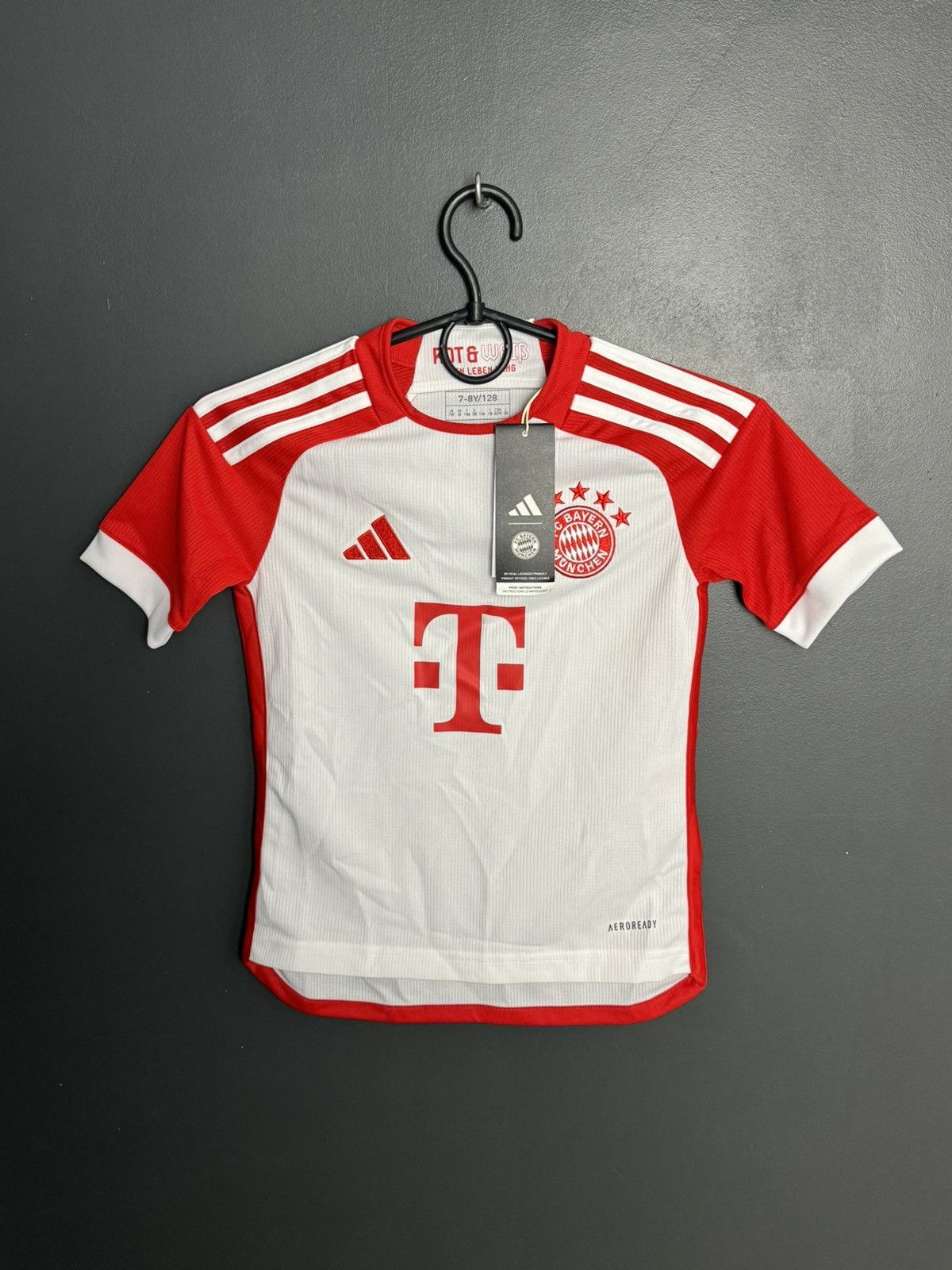 Adidas KIDS New Bayern Munchen 23/24 Home Football Jersey T-Shirt Size US XS / EU 42 / 0 - 1 Thumbnail