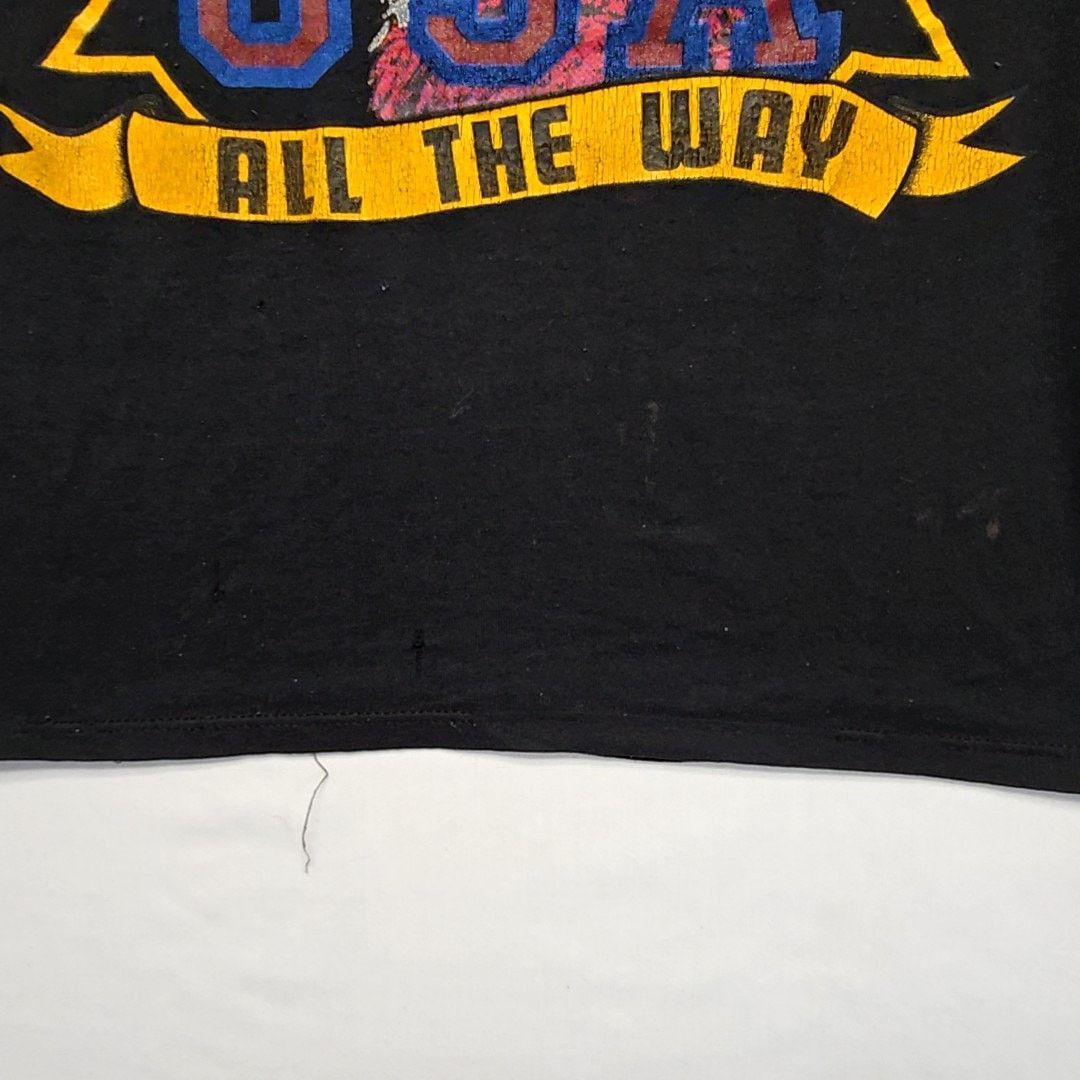 Jerzees Vintage USA Eagle Graphic Patriotic Black Small Shirt 80s Size US S / EU 44-46 / 1 - 6 Thumbnail