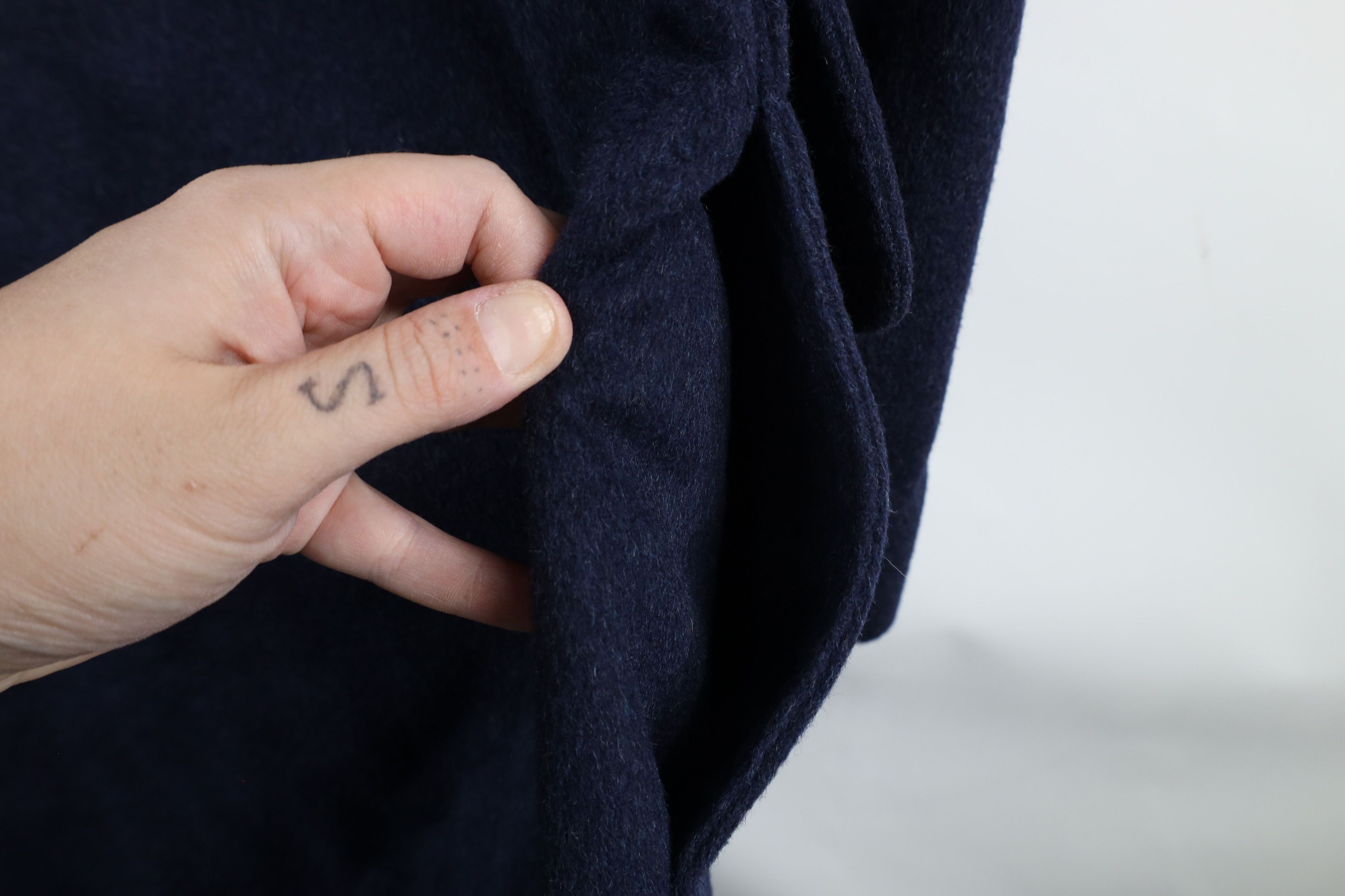 Lands' End × Vintage Vintage 90s Lands End Wool Hooded Horn Toggle Button Jacket Size US L / EU 52-54 / 3 - 12 Thumbnail