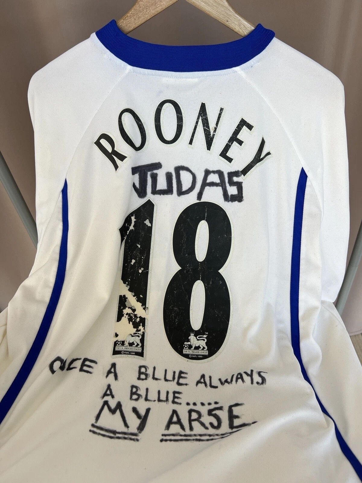 Puma FC Everton Vintage Football Shirt Rooney 2002/2003 Size L Size US L / EU 52-54 / 3 - 7 Thumbnail