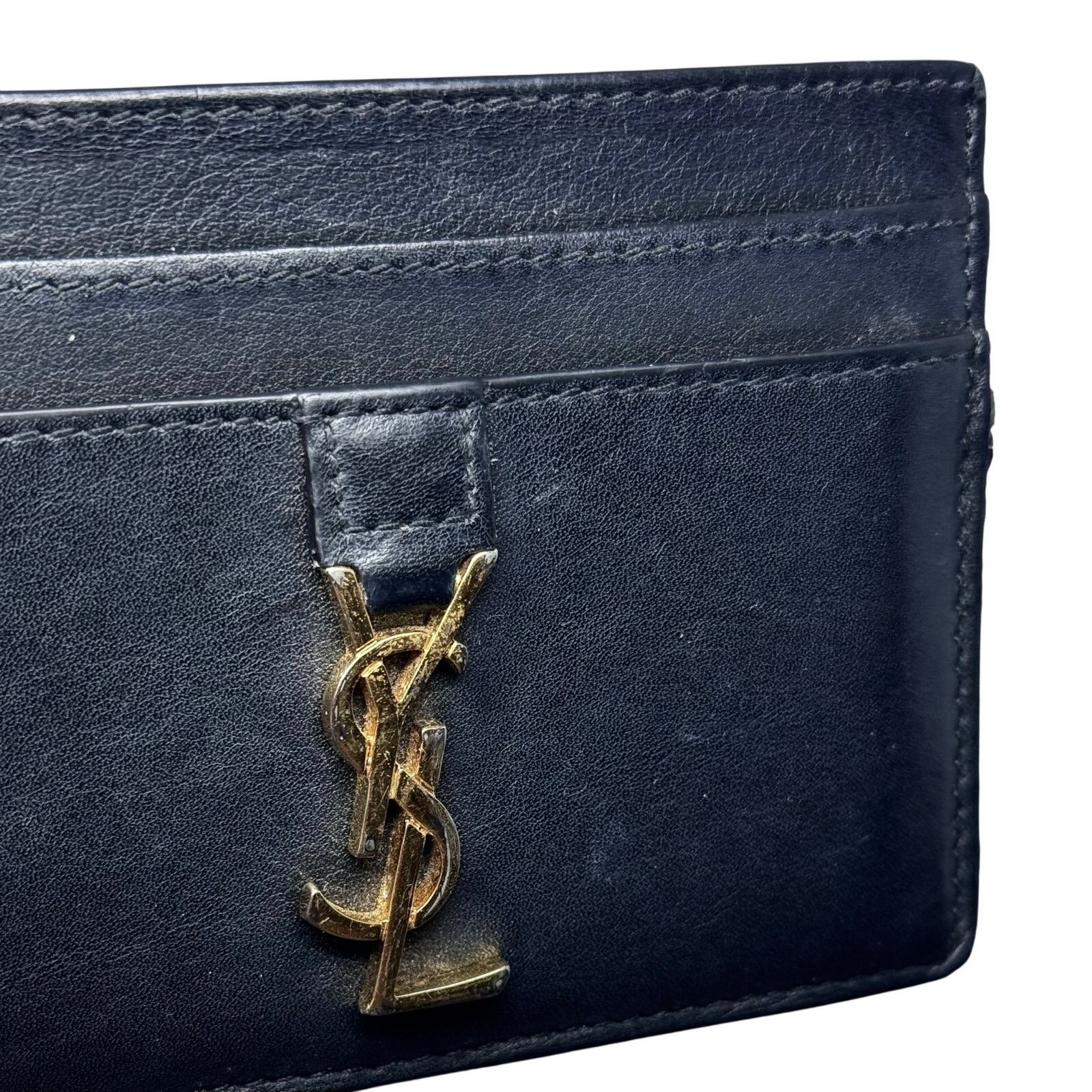 Saint Laurent Paris YSL Logo Cardholder Wallet Size ONE SIZE - 12 Thumbnail