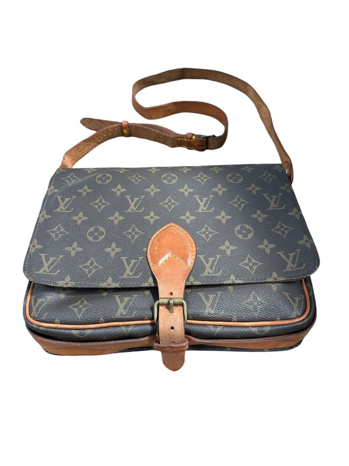 Louis Vuitton × Vintage VINTAGE LOUIS VUITTON CARTOUCHIERE MONOGRAM SHOULDER BAG Size ONE SIZE - 16 Thumbnail