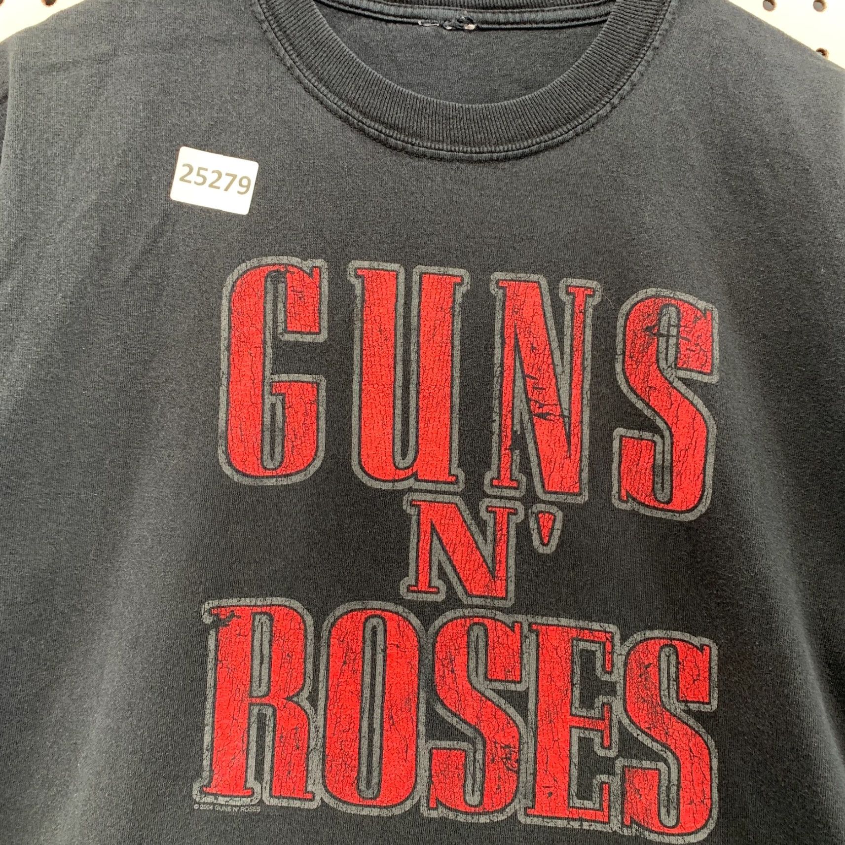 Spell VINTAGE Guns N' Roses Shirt Black Spell Out Graphic Band Tee Adult L Music Mens Size US L / EU 52-54 / 3 - 6 Thumbnail