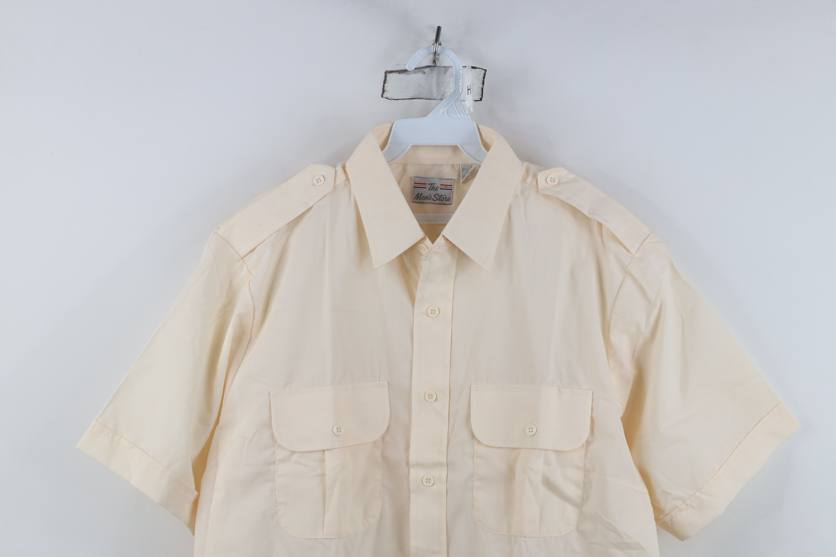 Vintage Vintage 70s Streetwear Safari Collared Button Shirt Pink Size US L / EU 52-54 / 3 - 2 Thumbnail