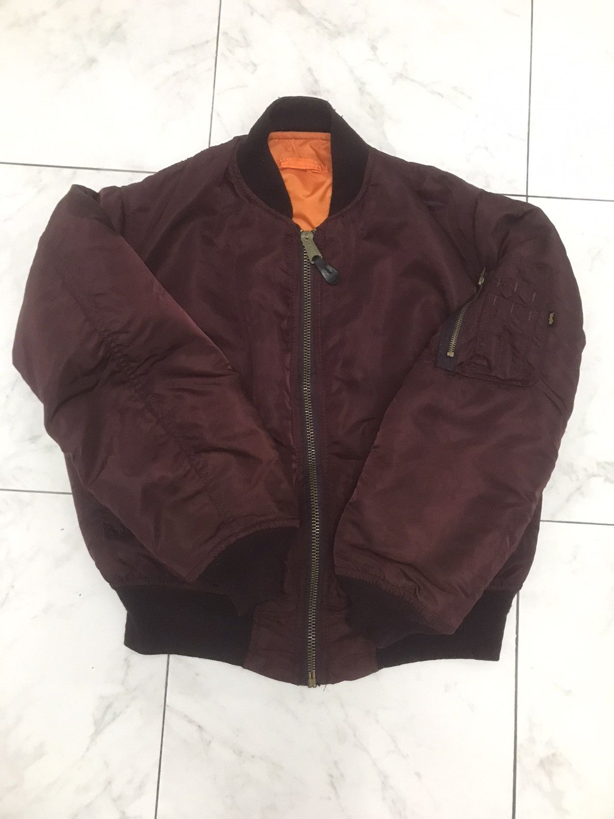 Alpha Industries VINTAGE ALPHA INDUSTRIES BOMBER JACKET REVERSIBLE 80s Size US M / EU 48-50 / 2 - 5 Thumbnail