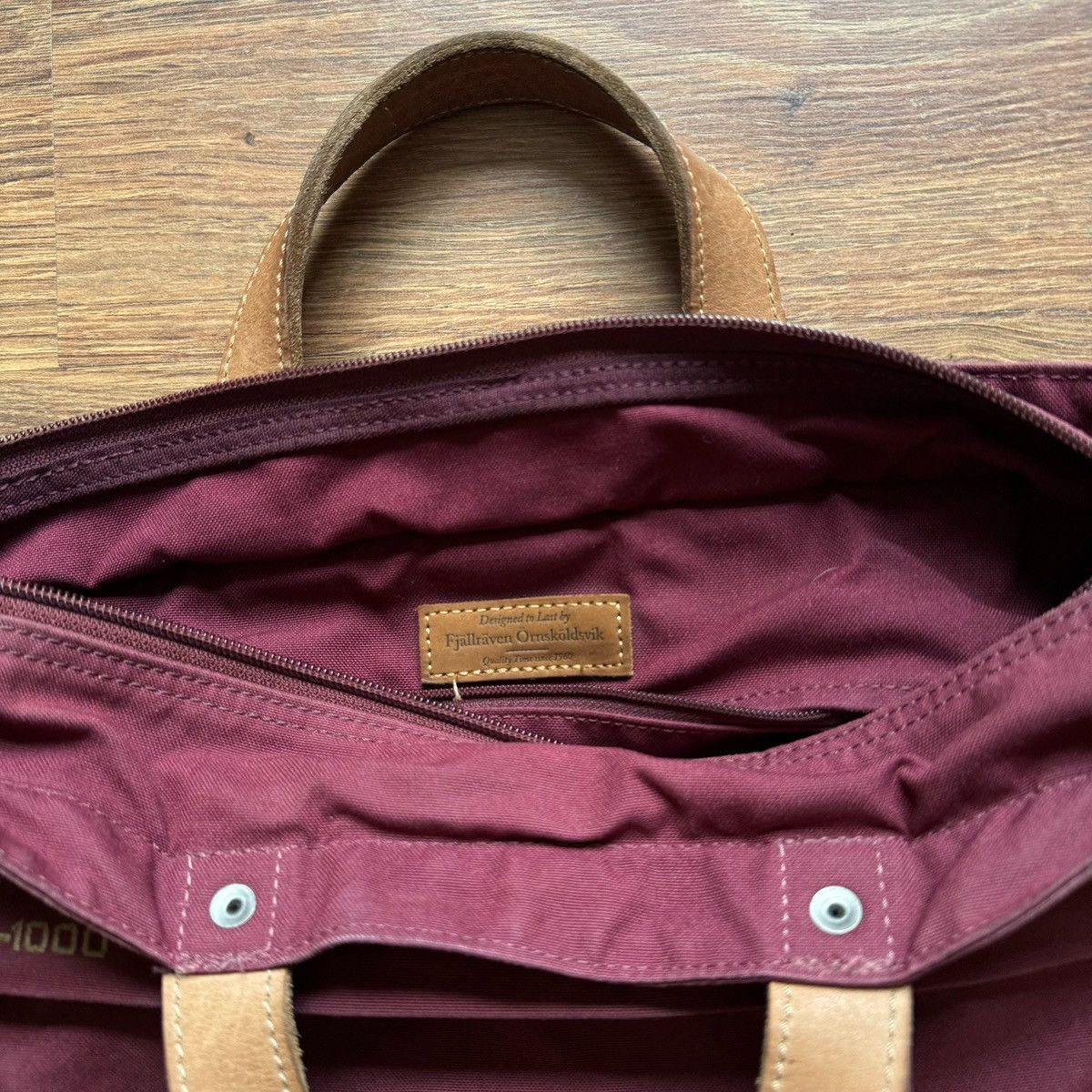 Fjallraven Fjallraven G-1000 Maroon Red Bag Totepack Shoulder Backpack Size ONE SIZE - 5 Thumbnail